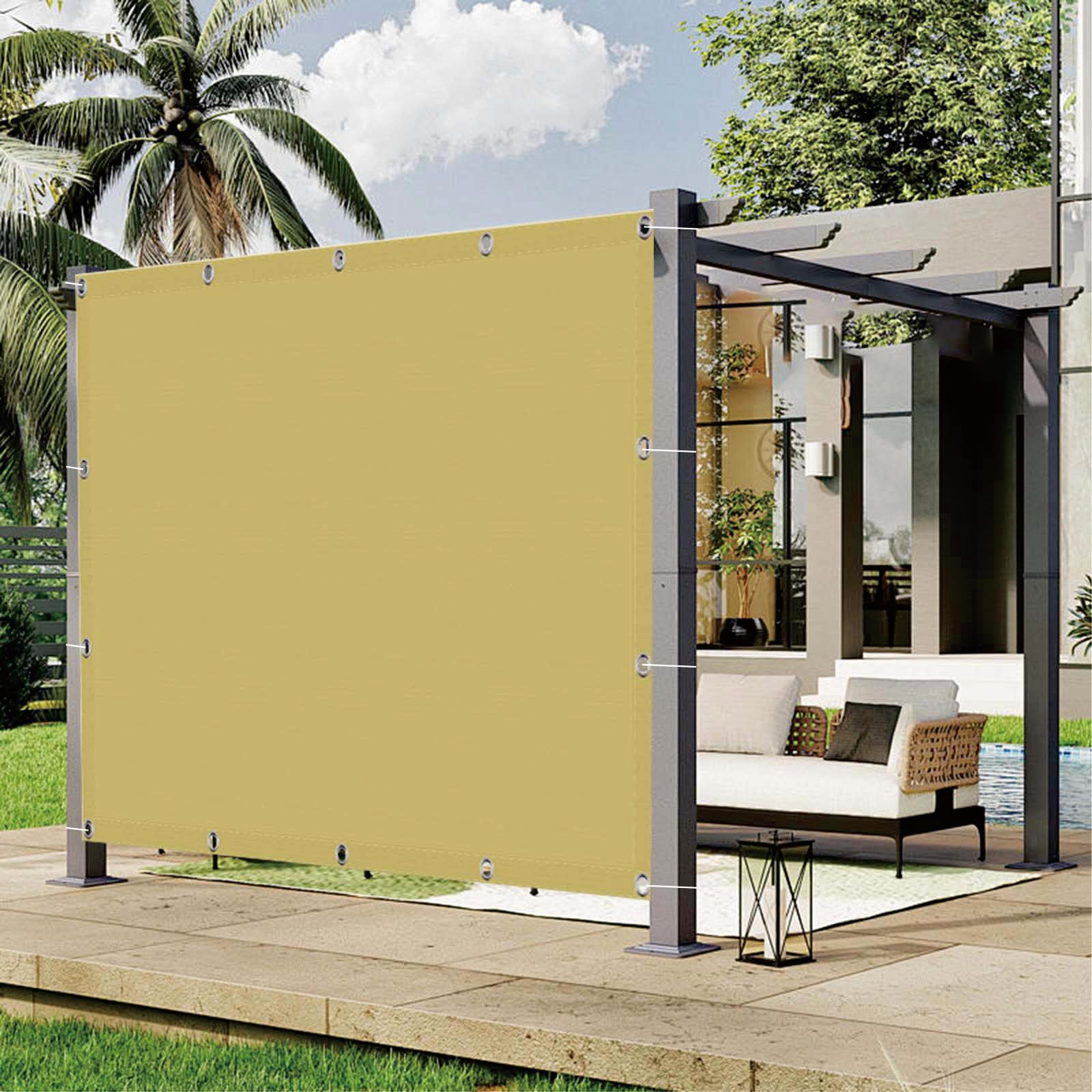 Voile d'ombrage déperlante 330x650 cm pour éviter les poches d'eau