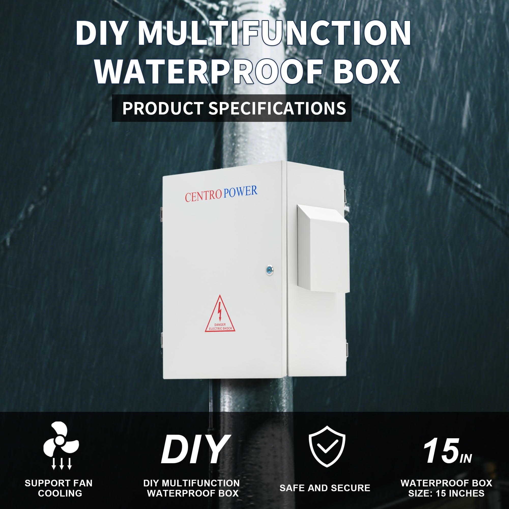NEMA Outdoor Electrical Box - Weatherproof & Durable -6 NEMA Outdoor Electrical Box - Weatherproof & Durable -6