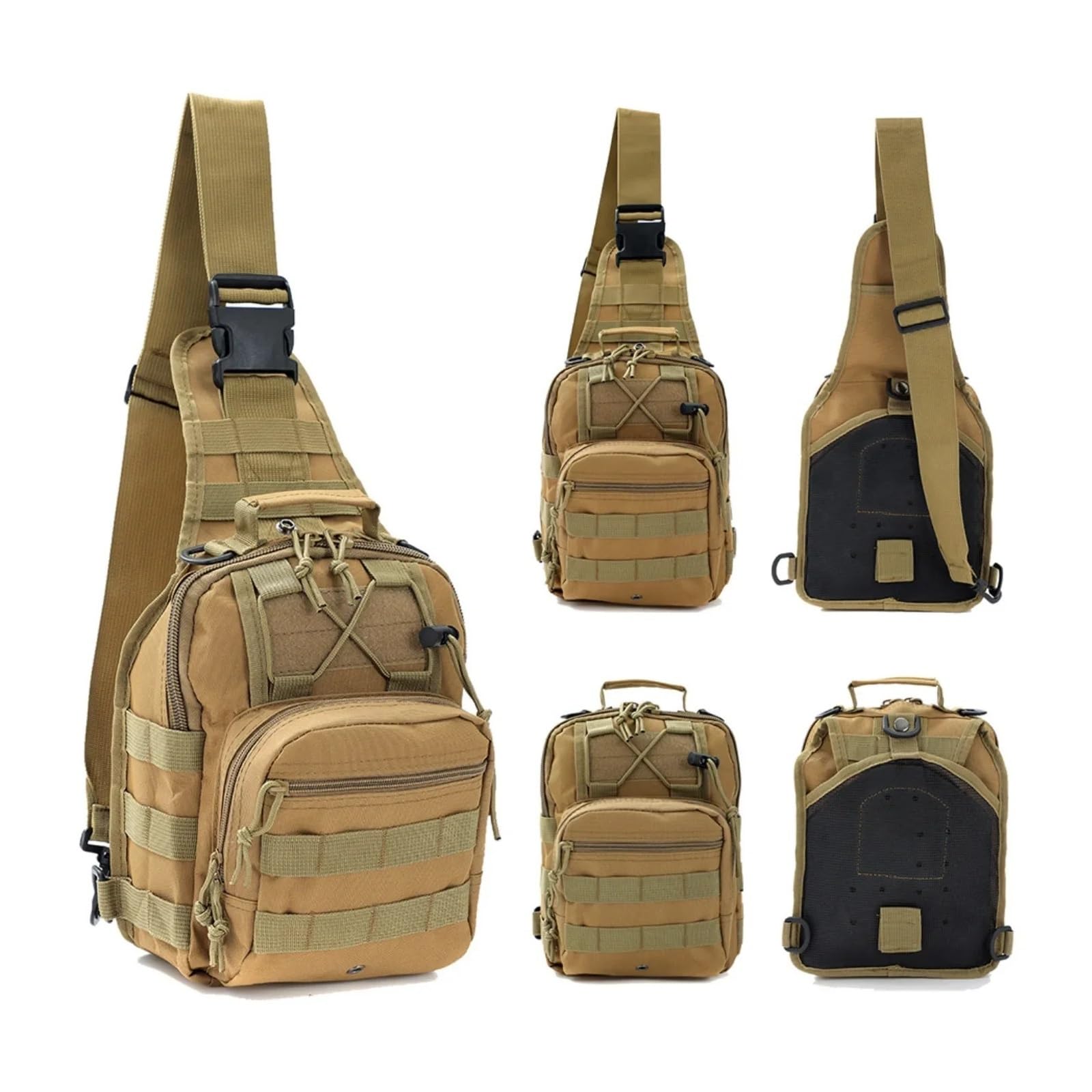 Mochila versátil con bandolera for senderismo(Huimicai)