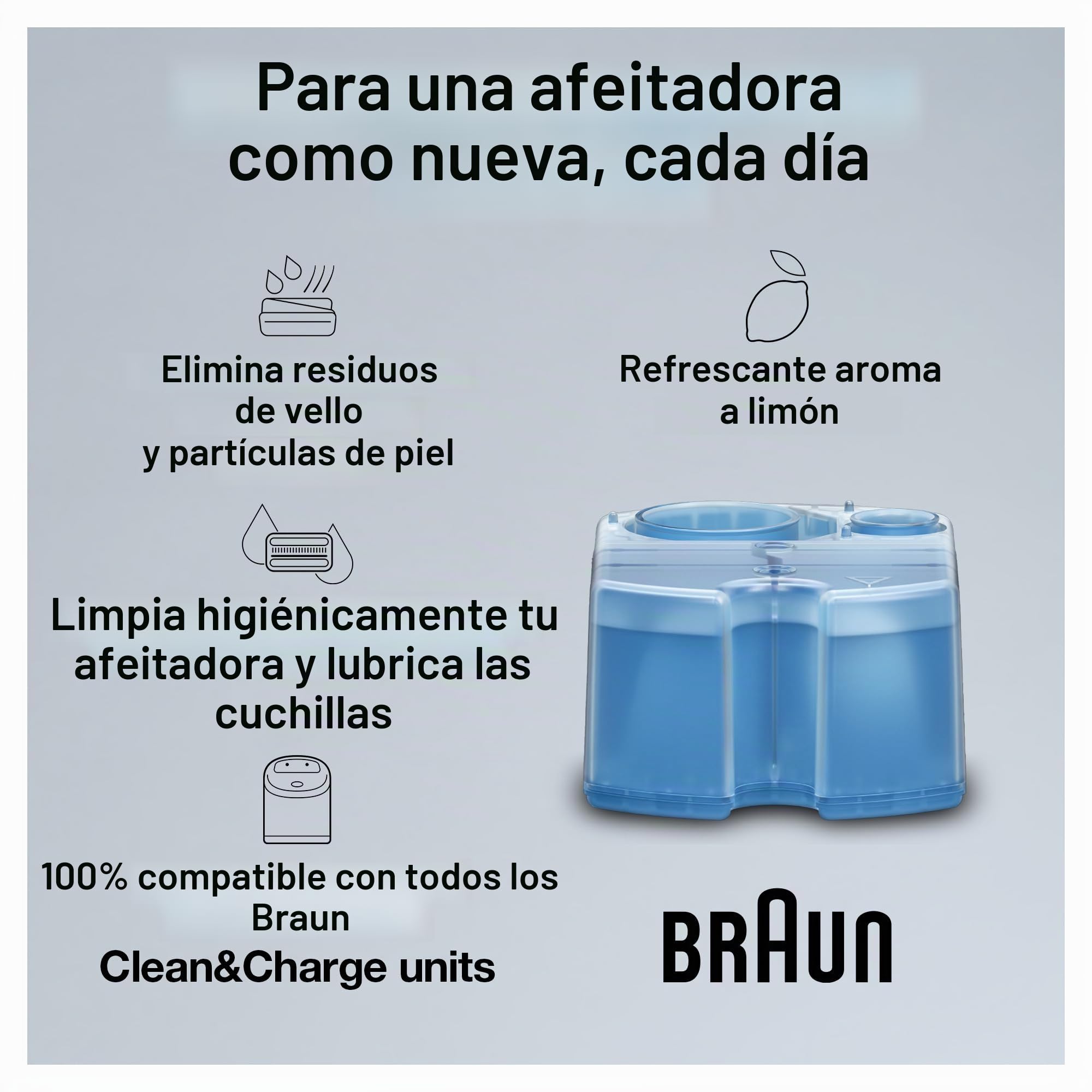 Braun Clean & Renew cartucce Refill CCR, 4 Conte (Packaging possono variare)