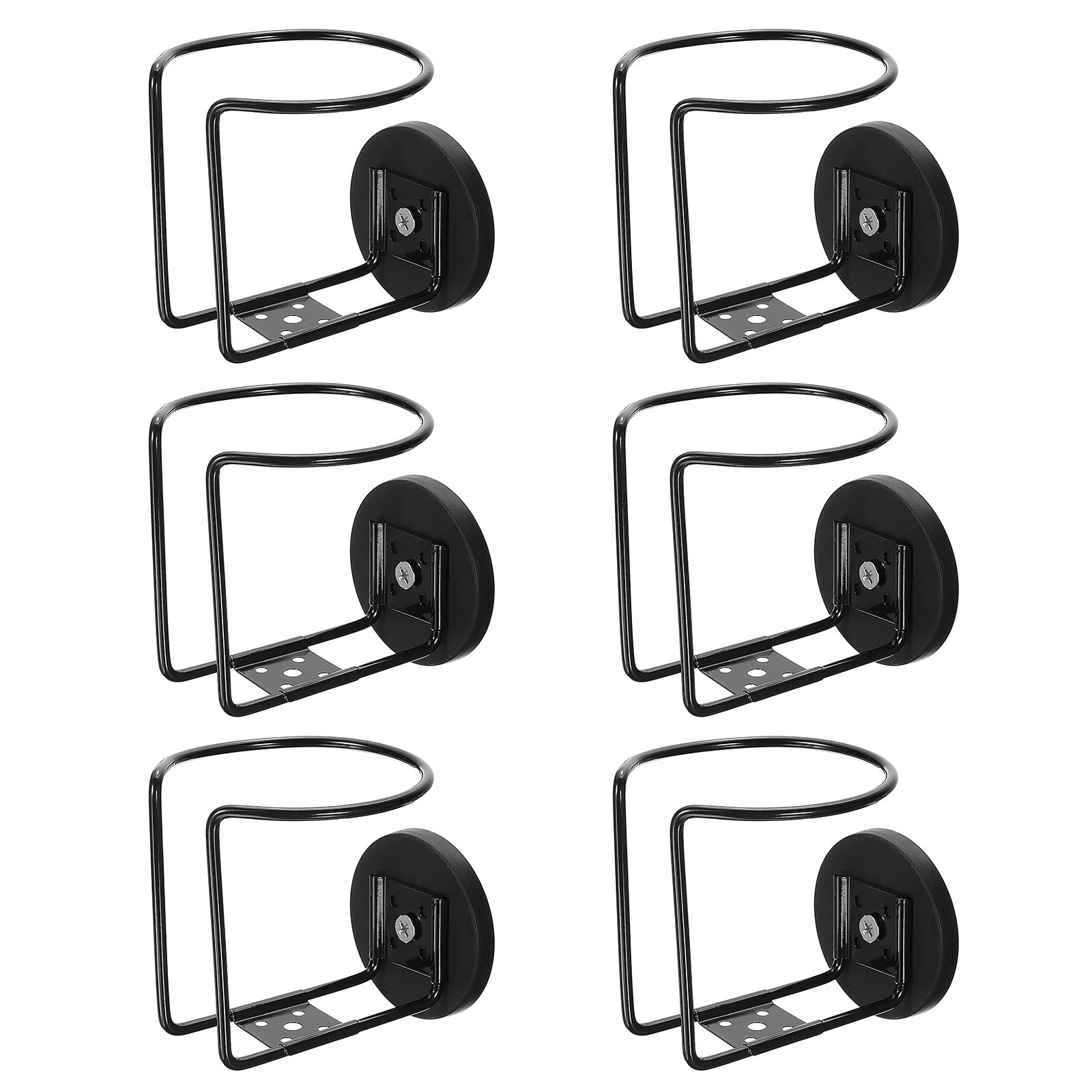 QUARKZMAN 6Stk Magnetischer Becher Halter mit Schraube Doppelzweck