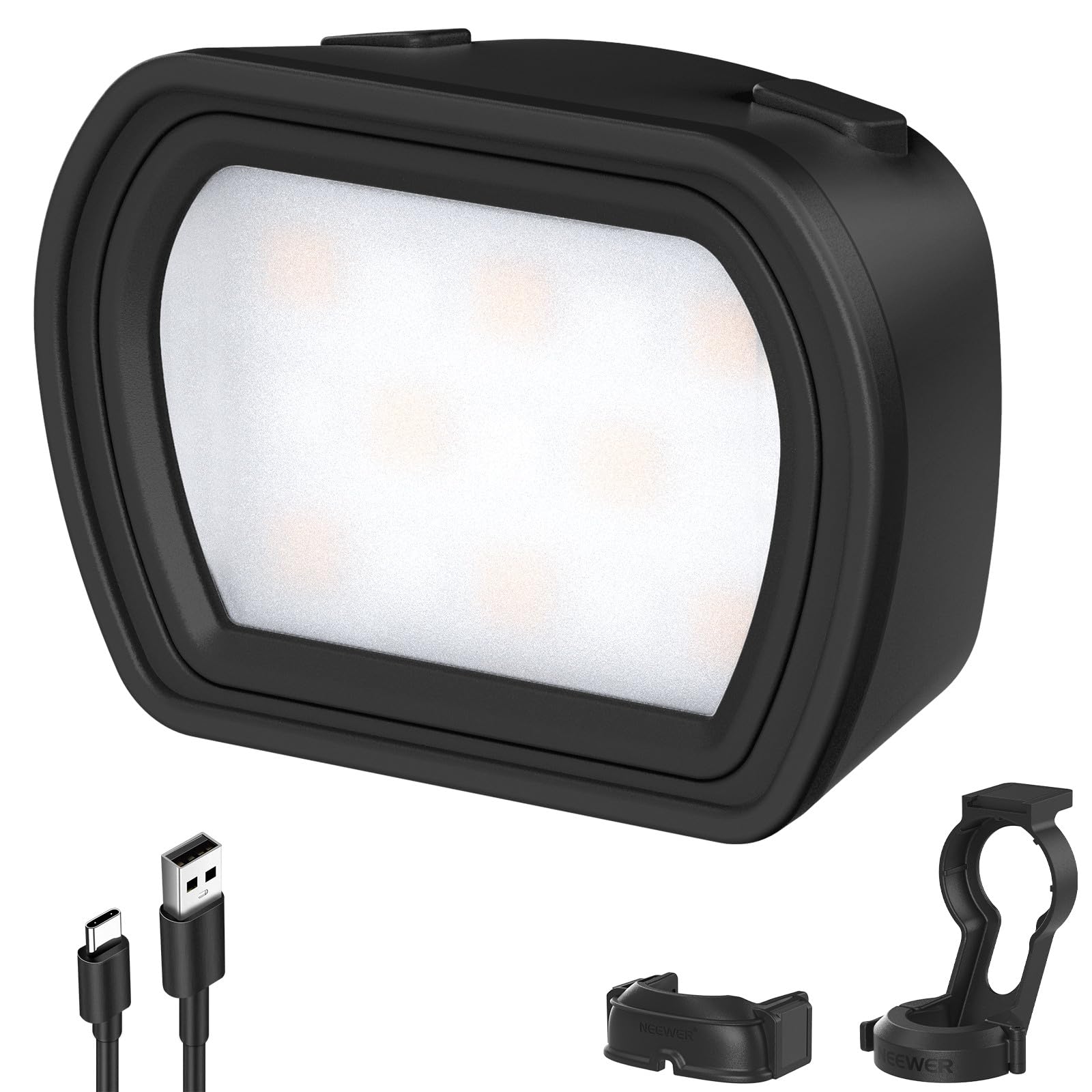 Mini luz LED de relleno para vlogging nocturno y selfies con cámara de acción dji OSMO Pocket 3 8