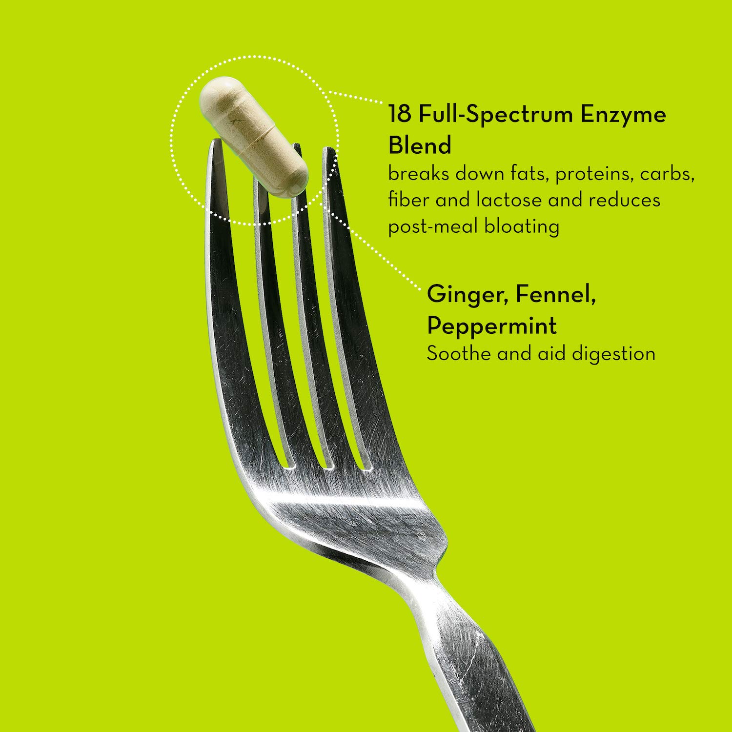 Buy HUM Flatter Me Digestive Enzymes for Bloated Belly Relief