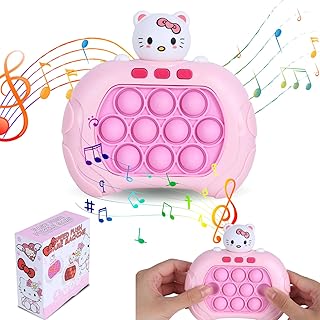 لعبة بوب ات فيدجيت، لعبة فقاعات البوب، لعبة فيدجيت حسية لتخفيف التوتر، لعبة إلكترونية بوب ات للأطفال والكبار (وردي)