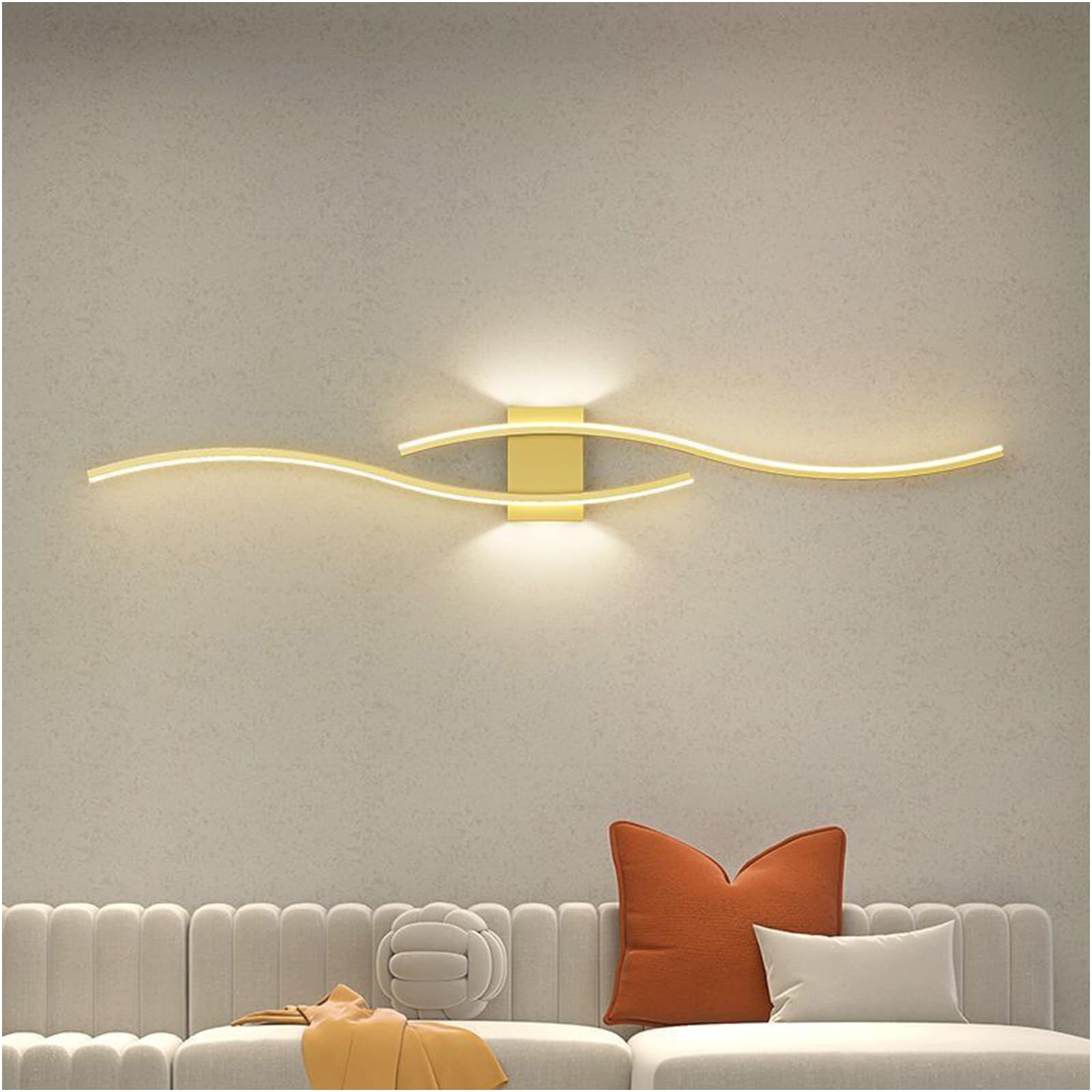 HYJAUSXB Wall Sconces for Stair, Aisle & Bedside - Modern Reading Light, Stylish Background Fixtures, Adjustable Line Lamp Home Decor