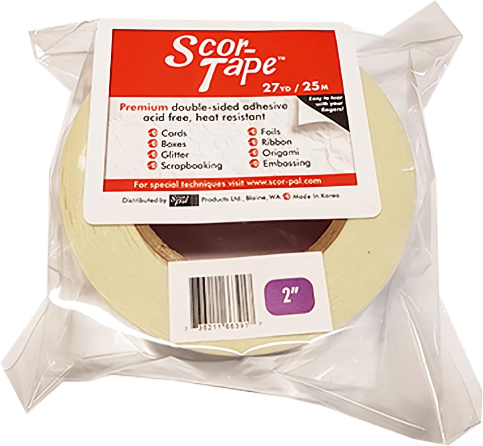 Scor-Pal Scor Tape 2" wide