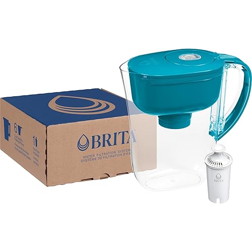 Miniatura 14 de Brita Metro - Jarra de filtro de agua con indicador de cambio SmartLight, sin BPA, reemplaza 1,800 botellas de agua de plástico al año, dura dos