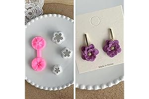 Flower Petal Clay Cutters - Small Clay Cutters for Polymer Clay Jewelry Making
