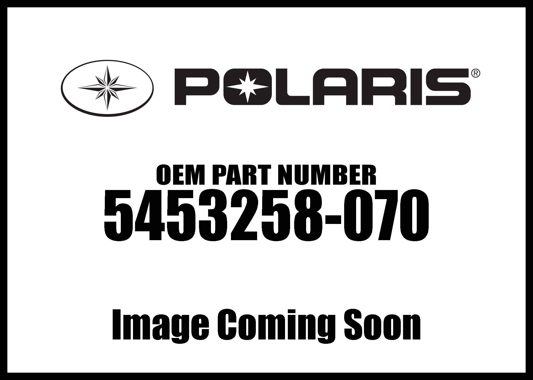 Polaris ATV Radiator Screen, Gloss Black, Genuine OEM Part 5453258-070, Qty 1
