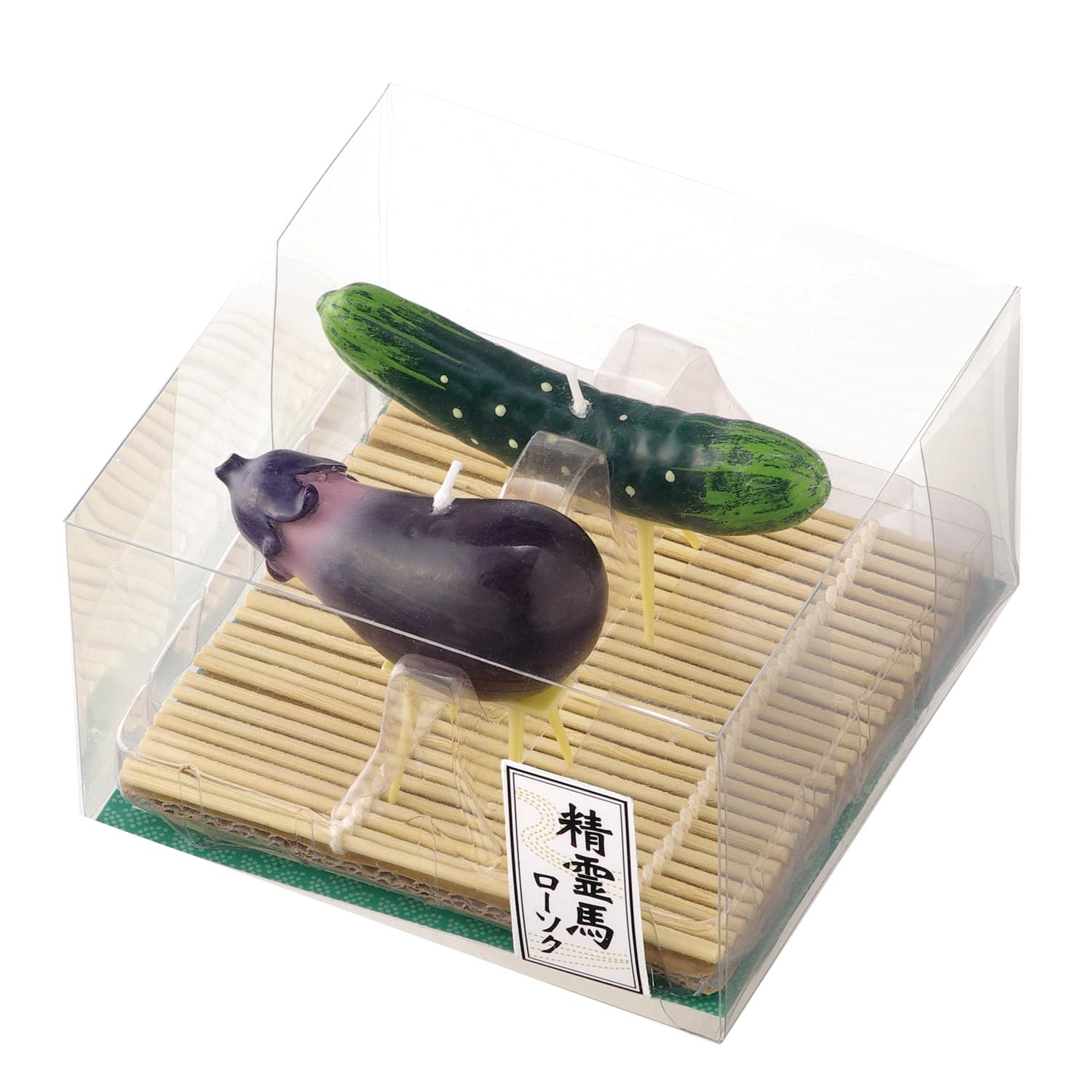 Amazon.co.jp: カメヤマ 精霊馬ローソク お盆 御供 好物キャンドル 