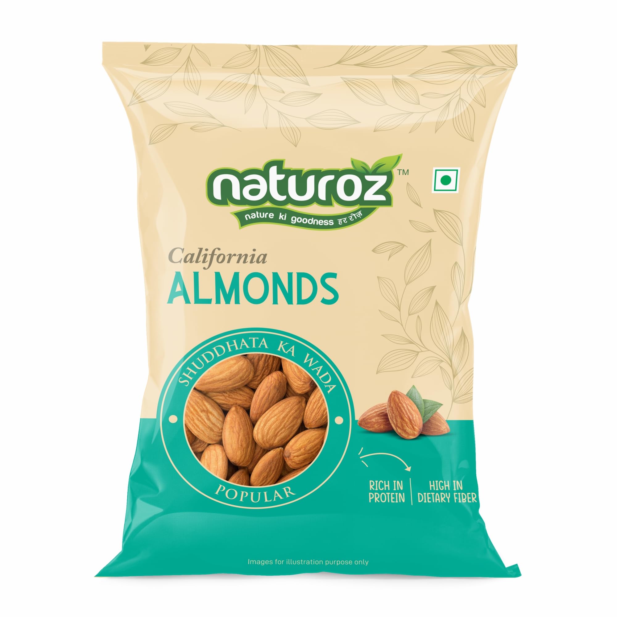 Naturoz California Almonds Popular 500g | Whole Almond | Rich in Protein | High in Fiber | Good for Health | Loaded with Antioxidants| Nuts & Dry Fruits |Popular Badam Giri | Healthy Nuts (B08PPDHJGS) Amazon Price History, Amazon Price Tracker