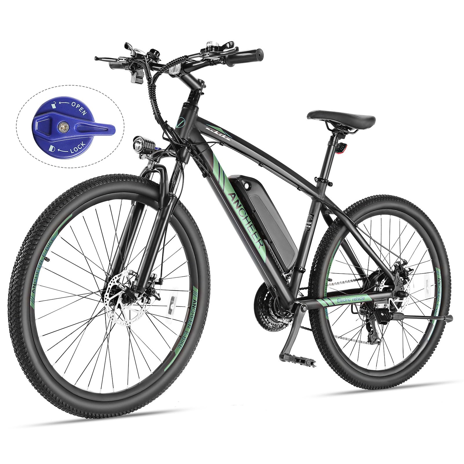 Speedrid27.5" Electric Bike for Adults, Peak 750W Ebike, 60Miles Electric Mountain Bike/Electric Bicycle with Removable 48V/499Wh Battery, Fast Charge, LCD Display and 21 Speed