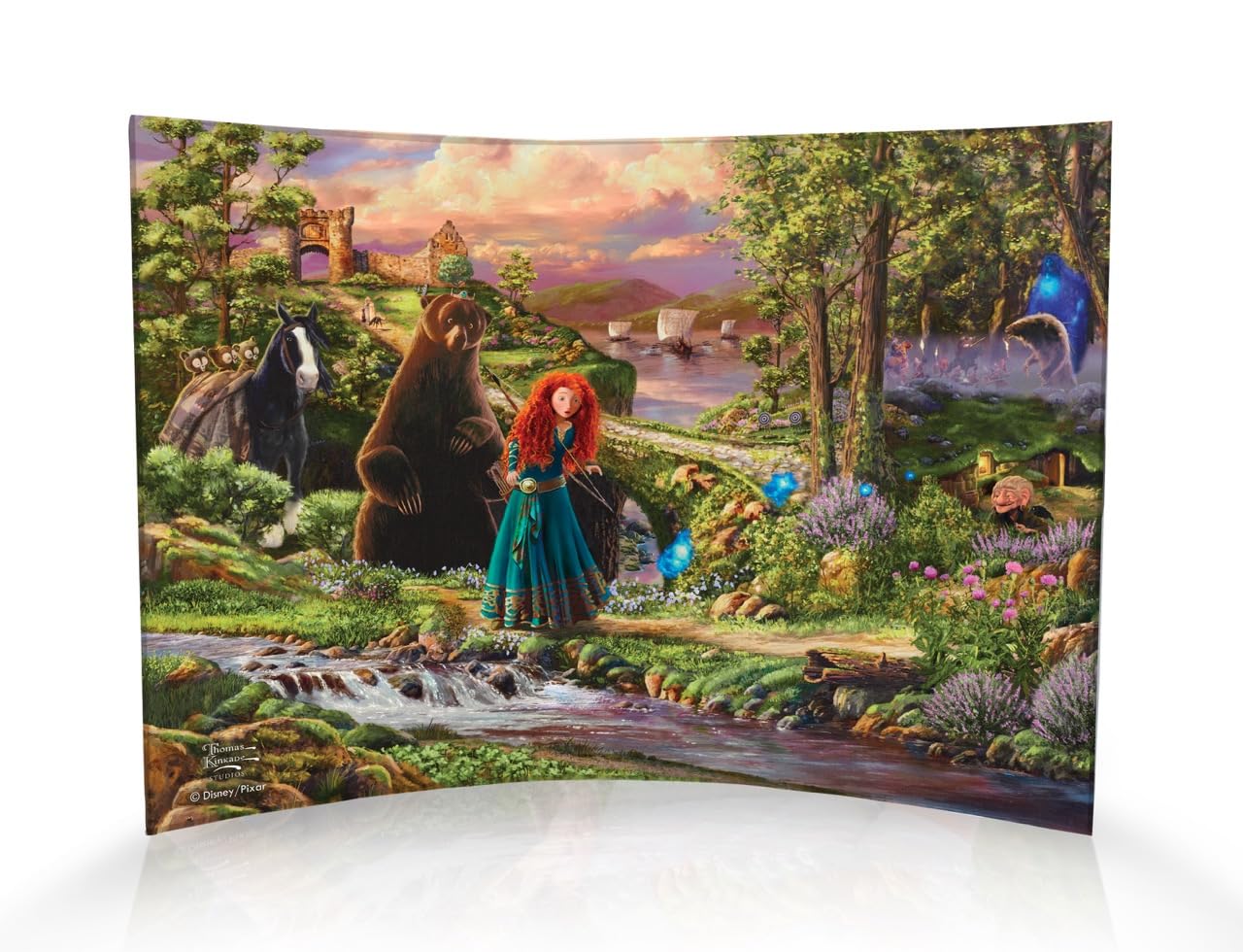 Amazon.com: Disney – Brave – Thomas Kinkade Studios - 10” x 7