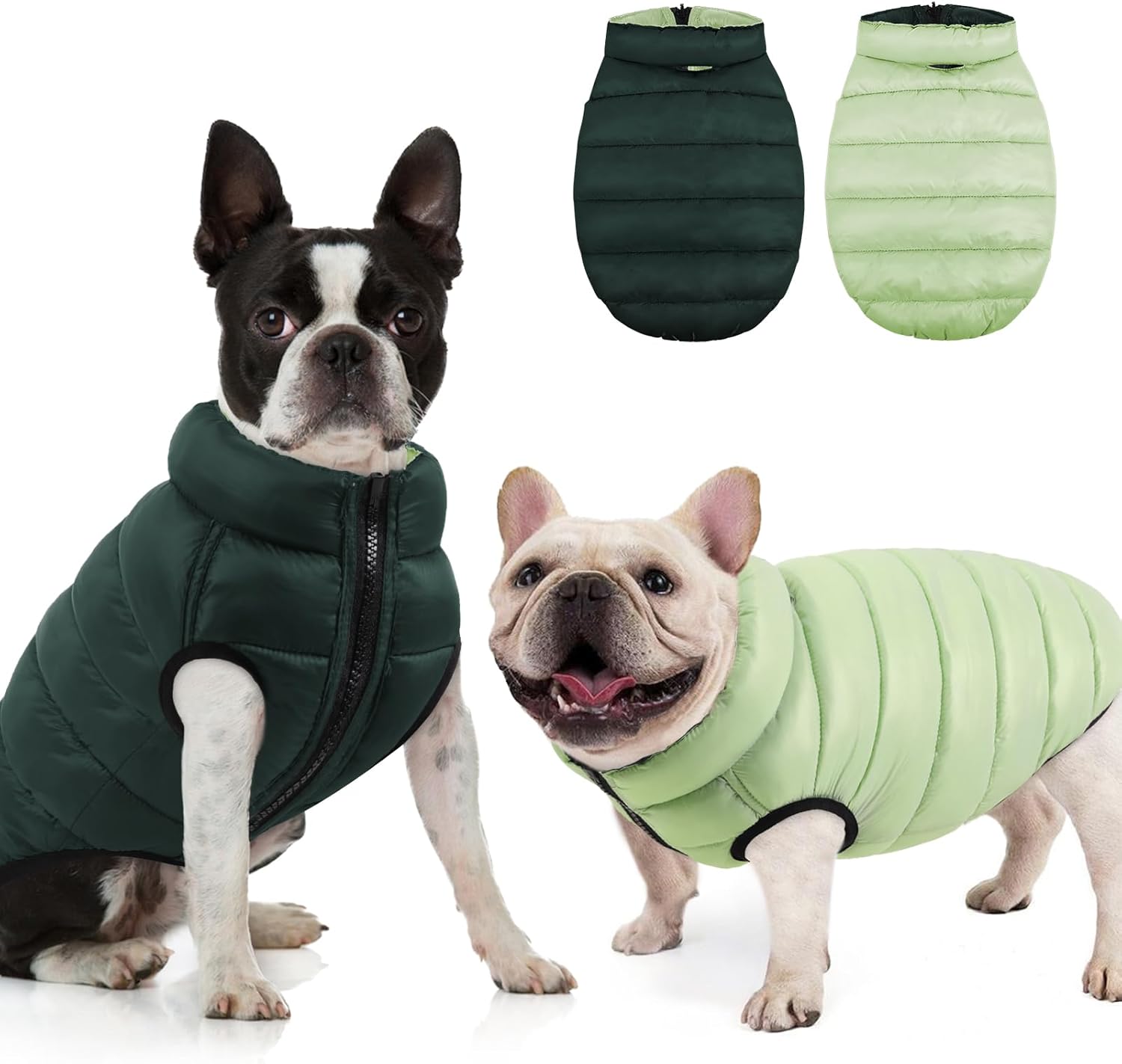 MIGOHI Reversible Dog Jacket for Winter, Windproof