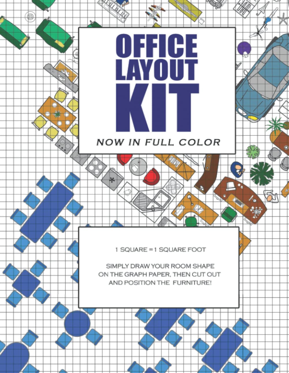 Buy Office Layout Kit Interior Design Graph Paper In Full Color. The