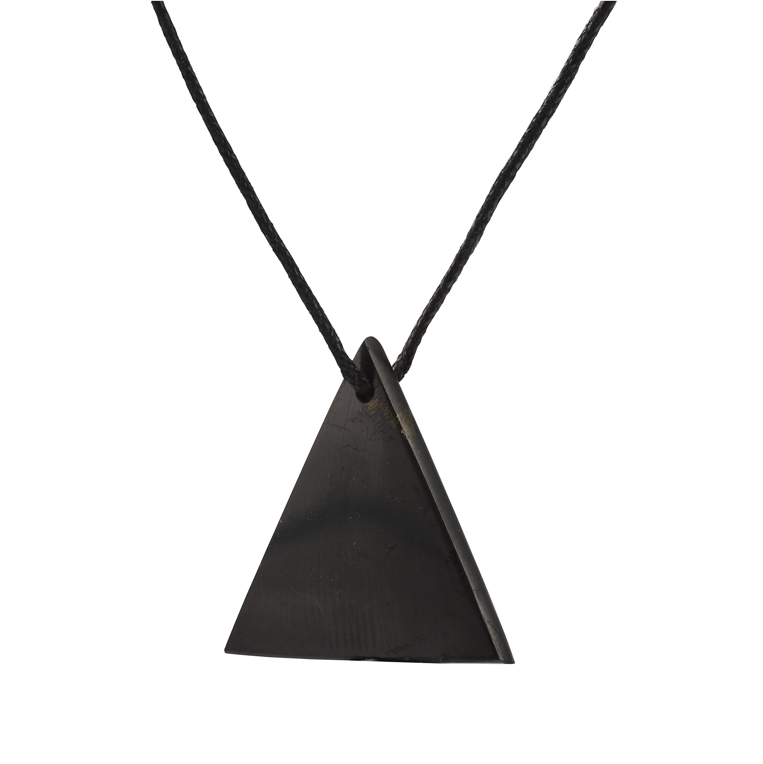 Collier Pendentif Shungite Heka Naturals - Pierre De Protection Et Équilibre Énergétique