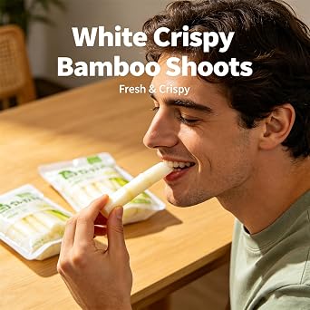 10 Pack Fresh Pickled Bamboo Shoots,Mountain Pepper Crispy Tender Shredded Bamboo Shoots, Fresh Tender Bamboo Shoots1, Instant Snack Leisure Food, Chinese Pickled Vegetables (1.5oz*10 Bags)