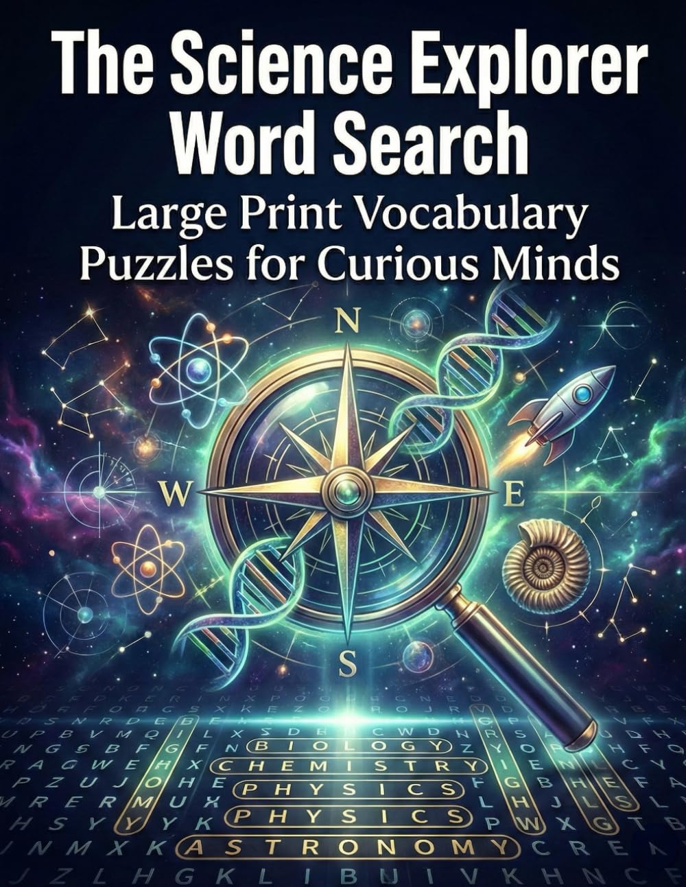 The Science Explorer Word Search: Large Print Vocabulary Puzzles for Curious Minds