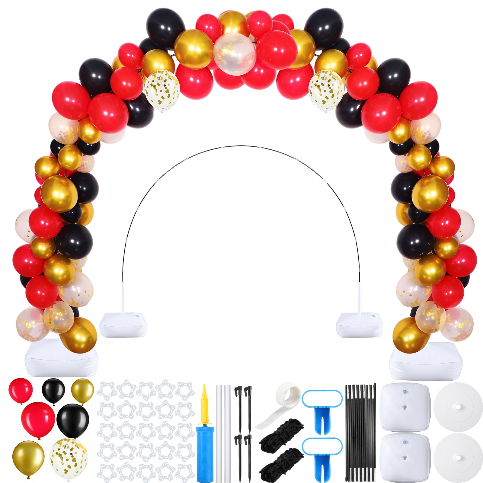 Kit D'Arche De Ballons De Table, 3,6 M, Réutilisable, Avec Clip De