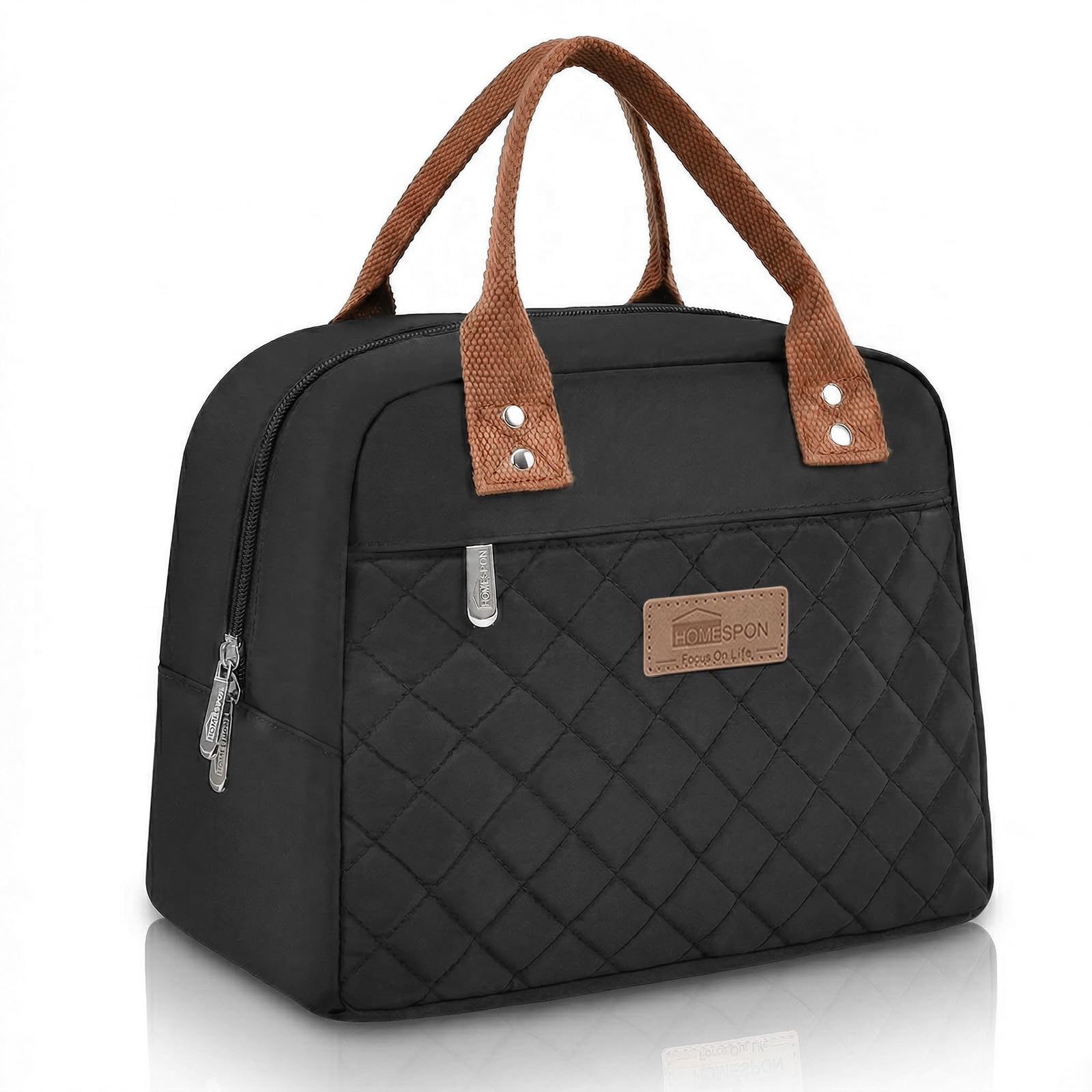 HOMESPON Lunchtasche Lunchbag Kühltasche Lunch Bag Lunchbox Tasche Damen Herren Erwachsene Isoliertasche für Arbeit Büro Picknick