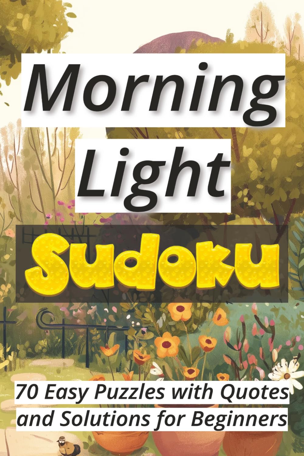 Morning Light Sudoku: 70 Easy Puzzles with Quotes and Solutions for Beginners Ι Sudoku Serenity Series Ι Relax and Calm Ι 6x9 inches, 106 pages