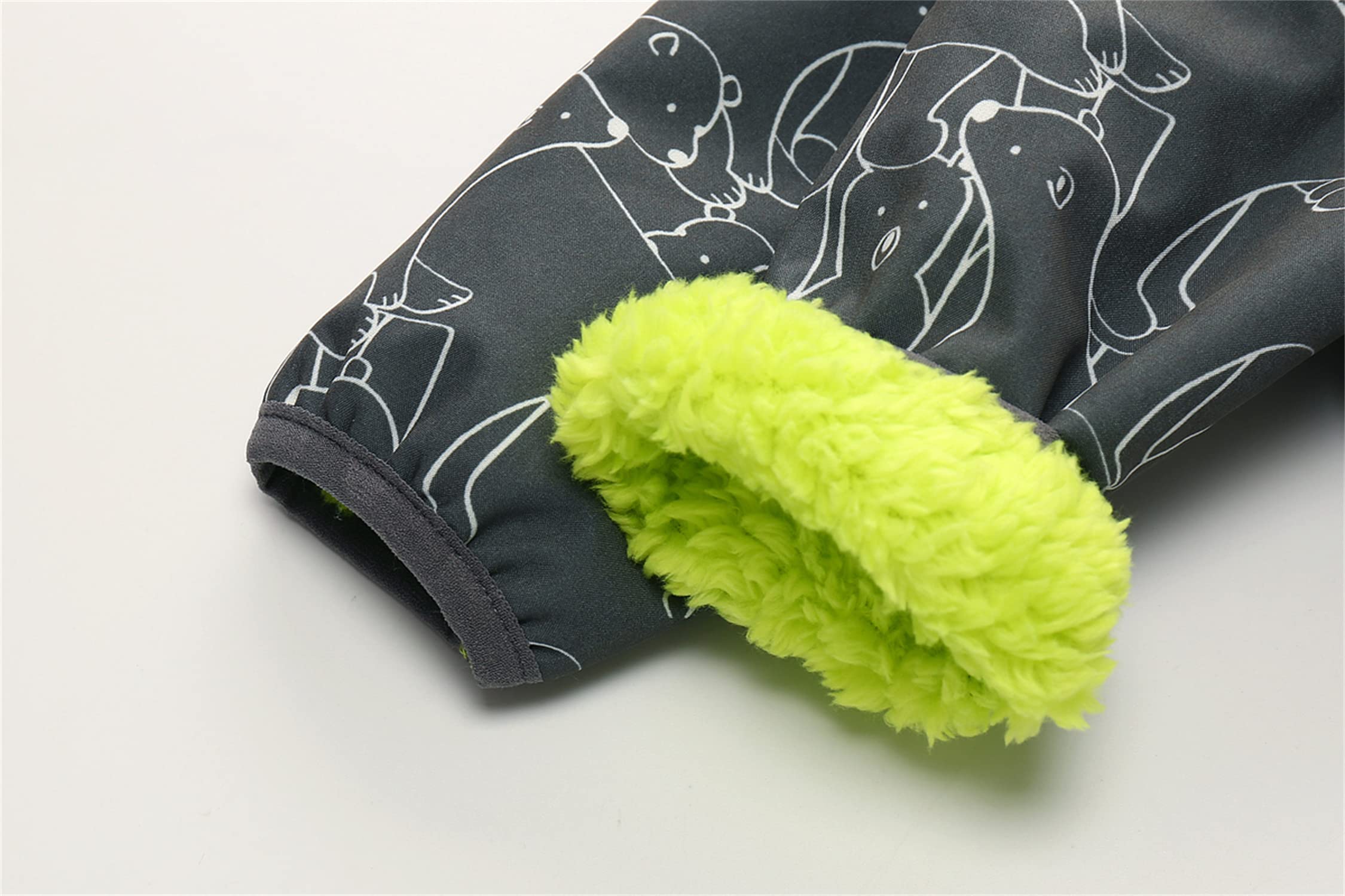 Unisex Jungen Schneeanzug Einteilig mit Kapuze Kleinkinder Warmer Skianzüge Baby Fleece Schneeoverall Trekking Wander Wasserdicht Windjacke Strampler Winter Verdickt Ski Einteiler Größe 80-116