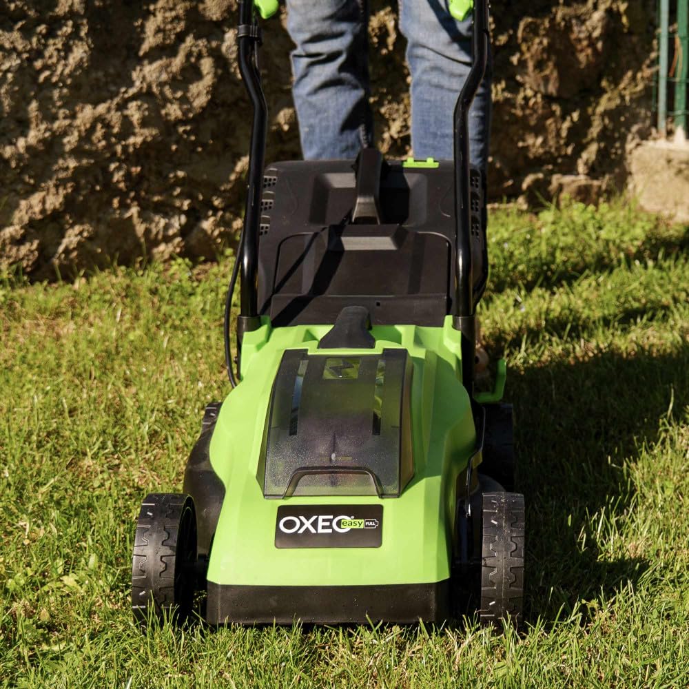 Tondeuse à gazon sans fil batterie 18V - Largeur 33cm - Hauteur coupe 25-65mm - Surface 280m² - Batterie grande capacité 4Ah