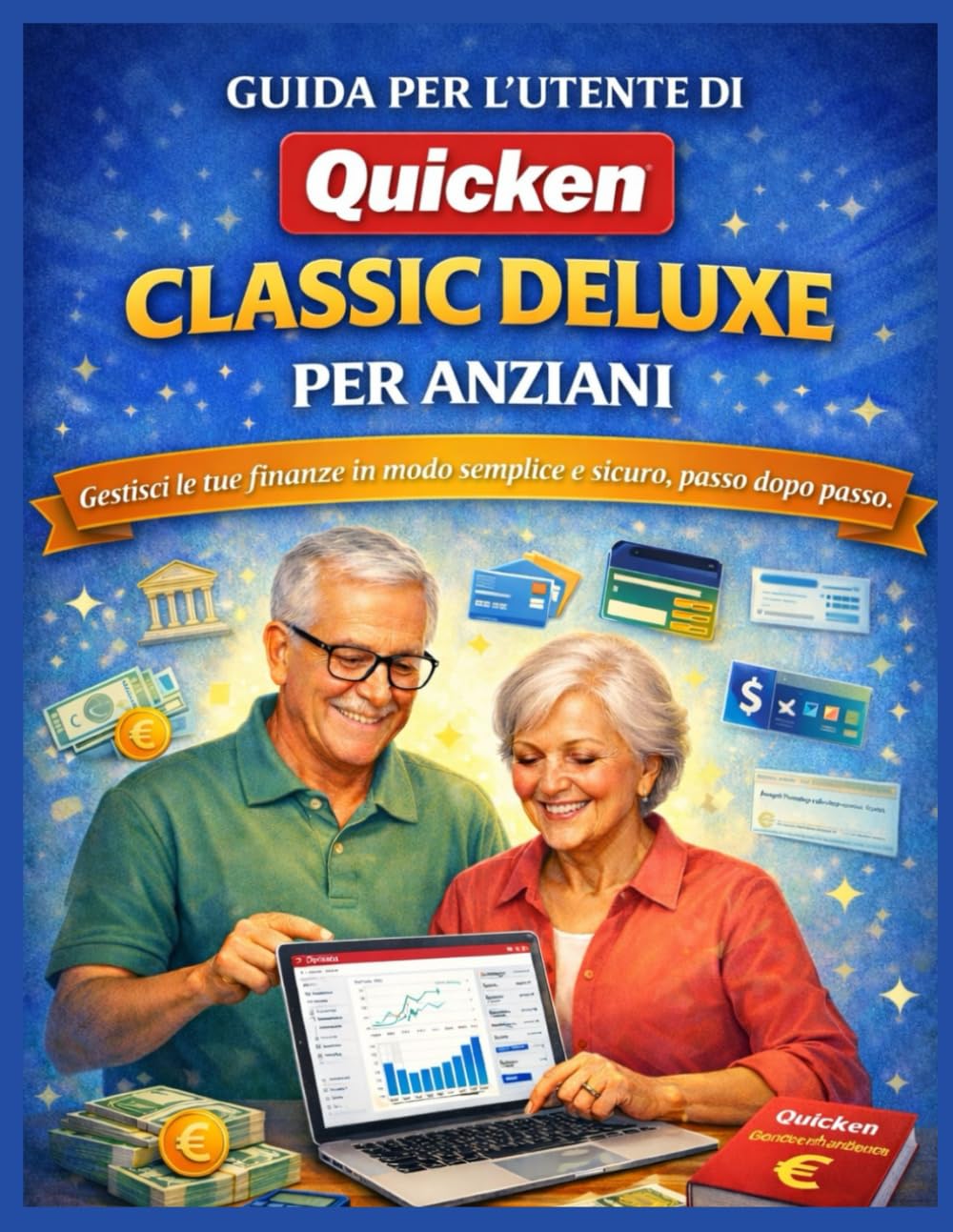 GUIDA PER L’UTENTE DI QUICKEN CLASSIC DELUXE PER ANZIANI: Gestisci le tue finanze in modo semplice e sicuro, passo dopo passo