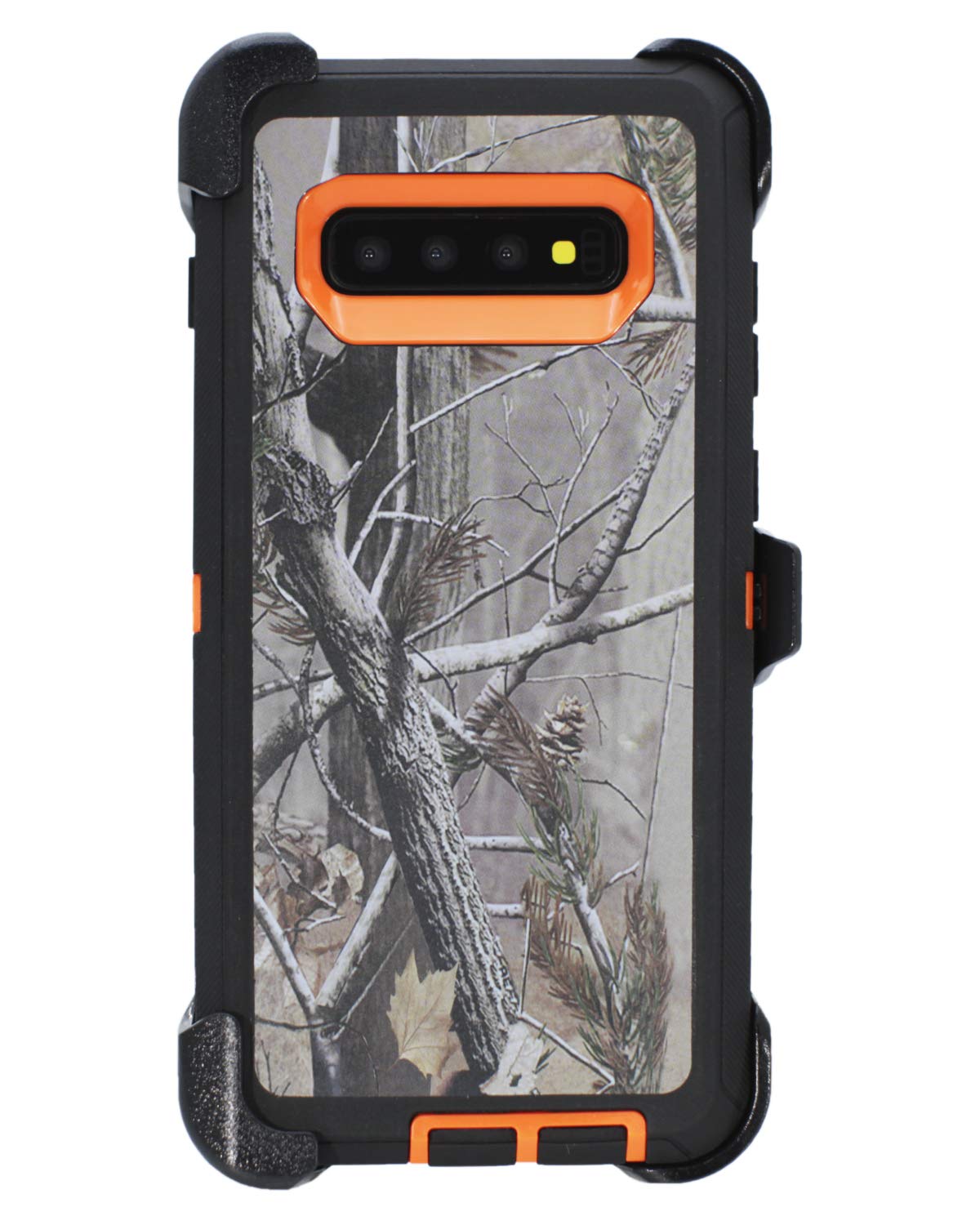 WallSkiN Cell Phone Case [M01] - Samsung Galaxy S10 Plus Tree Bough/Orange P000175