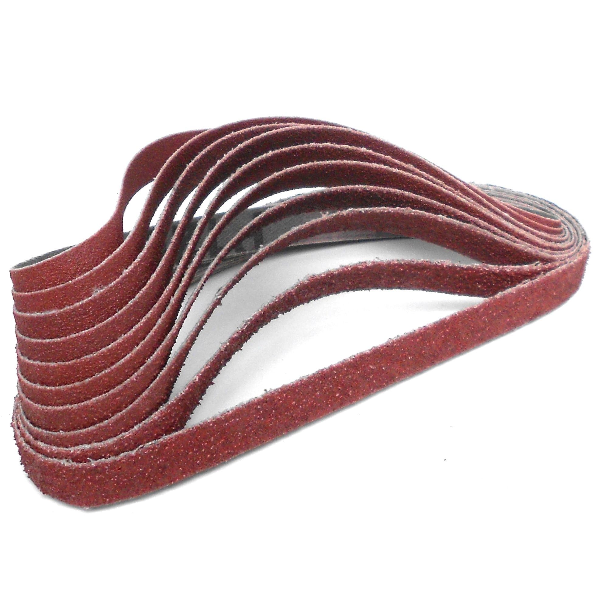 Nastro abrasivo CS310XF – 75 x 533 mm – Grana P40 – 20 pezzi – per metallo, acciaio inossidabile, legno – base tessuto flessibile e resistente agli strappi – Nastri abrasivi professionali