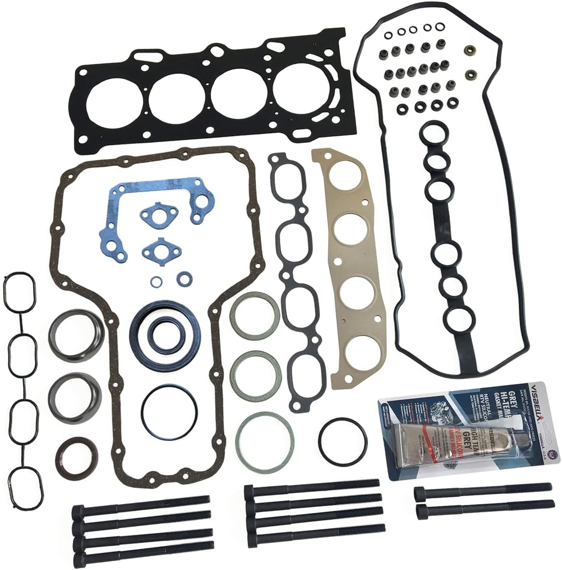 PartsFlow Engine Head Gasket and Bolt Kit for 1ZZ-FE 1.8L