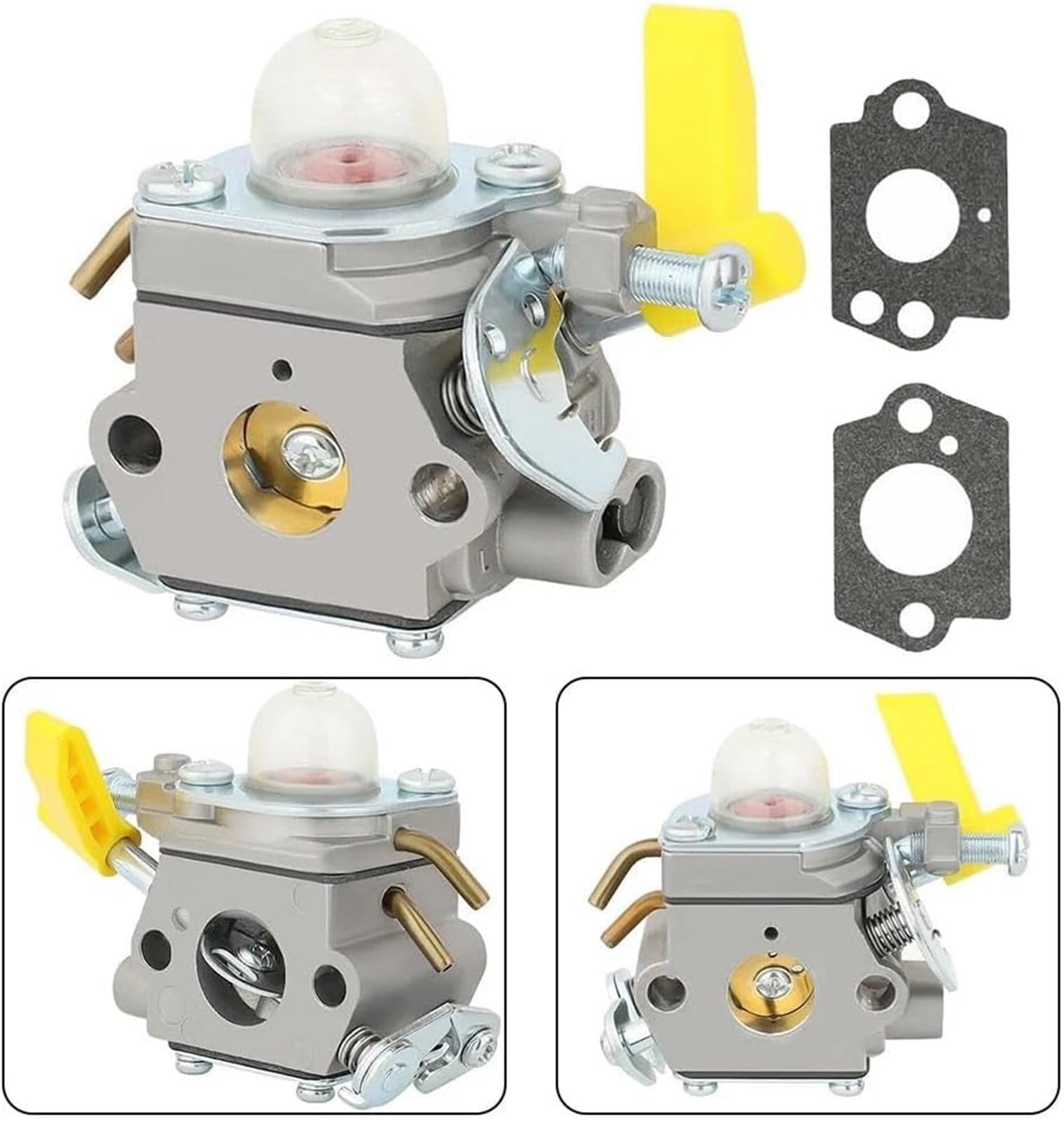 Genérico Carburador Piezas de Motor para carburador para Ryobi RBC30SESA con Junta. carburador de desbrozadora