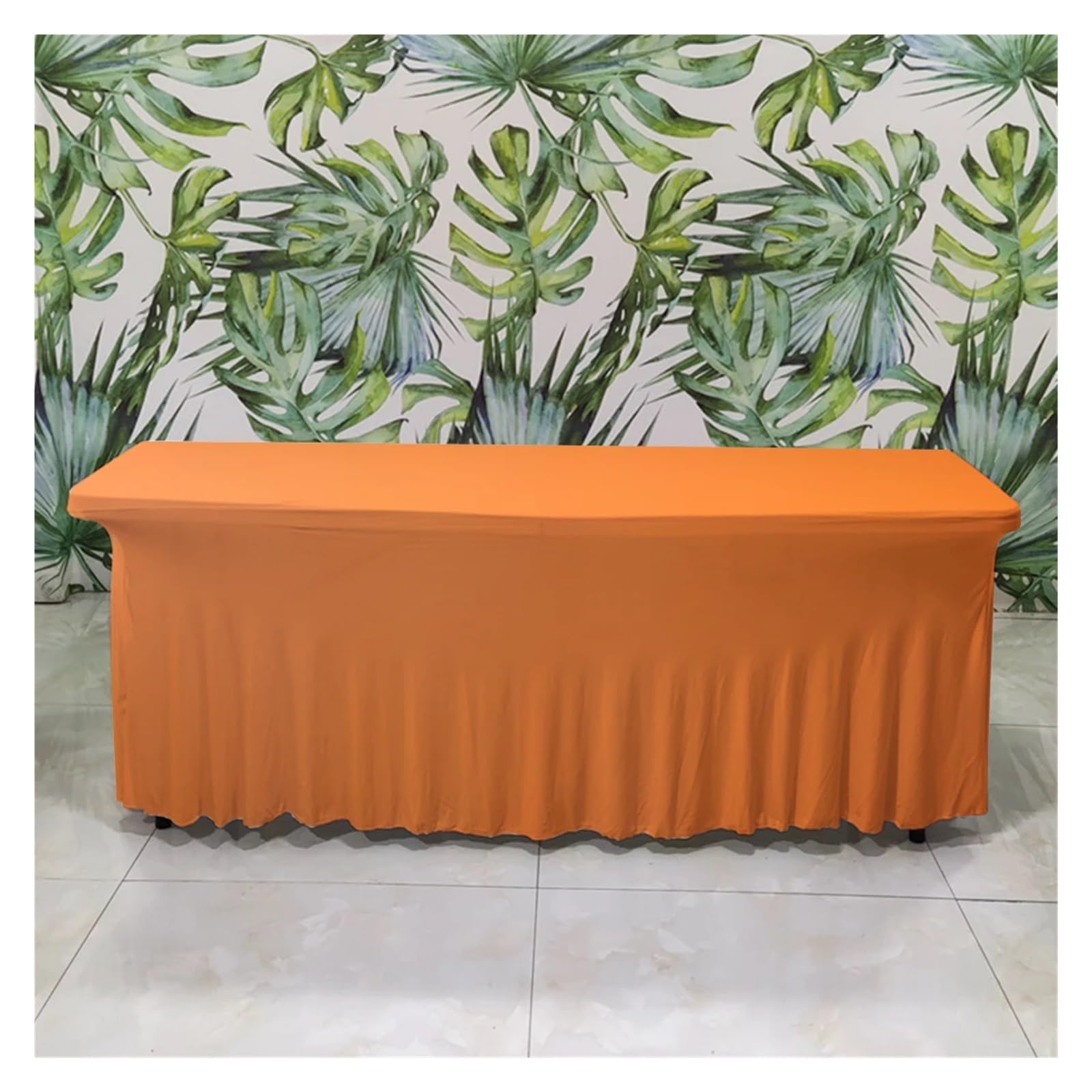 Nappe en spandex extensible pour habiller et masquer les pieds de table de banquet