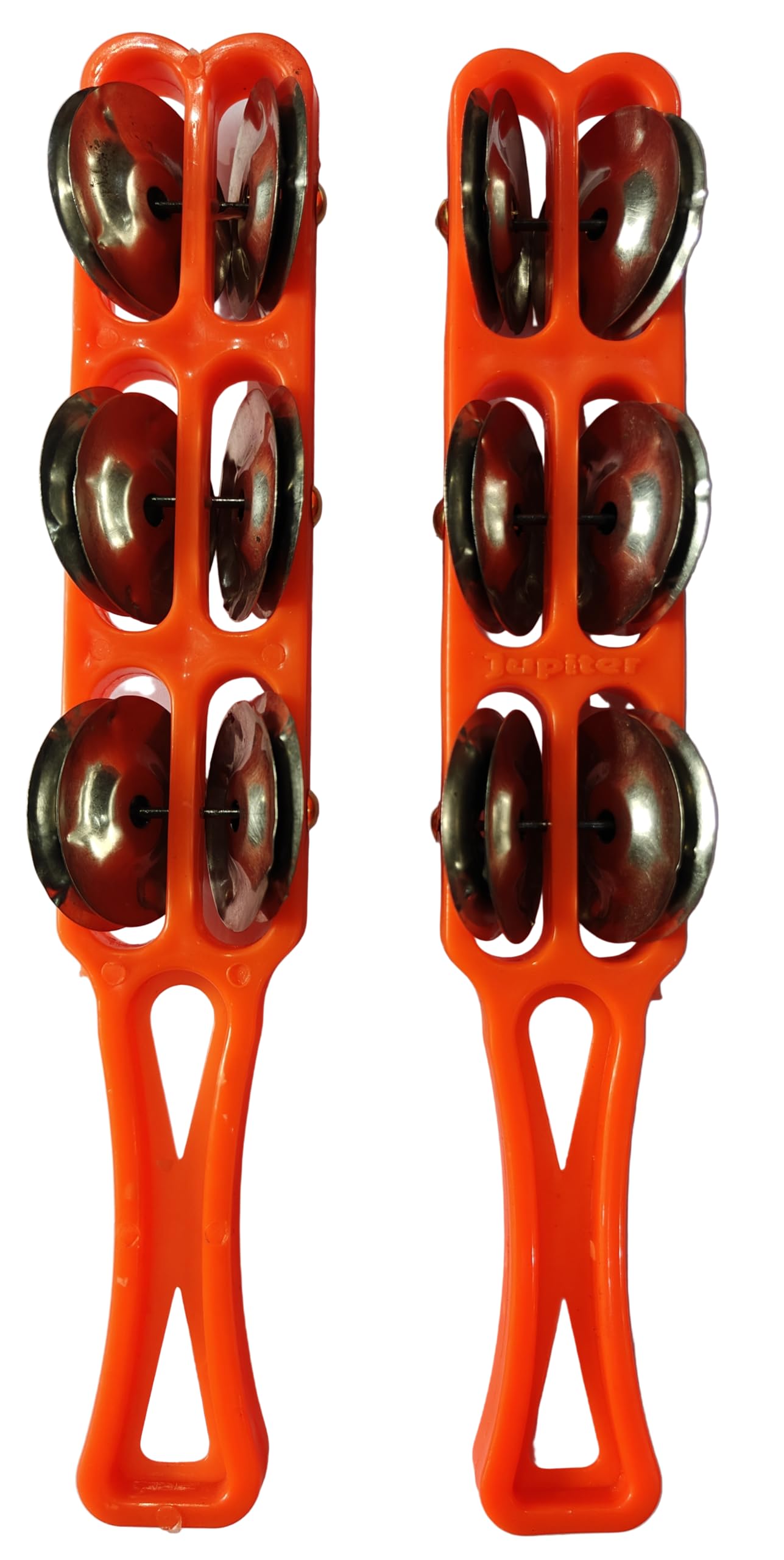 Tilak Raj And Sons- Hard Plastic Taal Kanjira/Kartal Musical Instrument for Kirtan I Puja-Bhajans I Pair of 1 ( Send Random Colour )-image-30