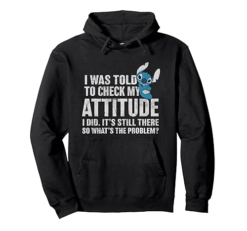 Lilo & Stitch Attitude Problem Alien Pullover Hoodie