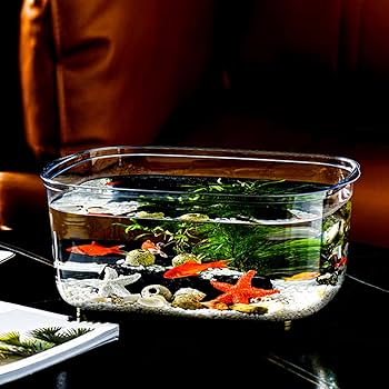 Amazon.co.jp: 金魚 水槽 おしゃれ プラスチック 金魚鉢 隠れ家