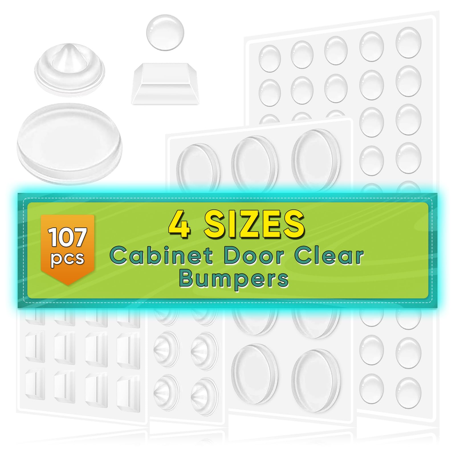 Paraurti In Vetro Estremamente Morbido, Anti Scivolo E Graffi Per Tavolo, Cuscinetti In Gomma Trasparente Non Adesivi Per Distanziatori. Per Evitare Il Movimento - Foto 10