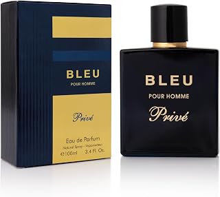 URBAN COLLECTION Bleu Pour Homme Prive Cologne for Men, Woody Aromatic Intense Fragrance, Rich Sandalwood Labdanum Amber Leather, Resinous Woods, Long Lasting Luxurious Scent 3.4 oz / 100ml