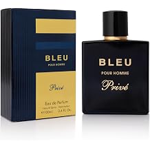 URBAN COLLECTION Bleu Pour Homme Prive Cologne for Men, Woody Aromatic Intense Fragrance, Rich Sandalwood Labdanum Amber Leather, Resinous Woods, Long Lasting Luxurious Scent 3.4 oz / 100ml