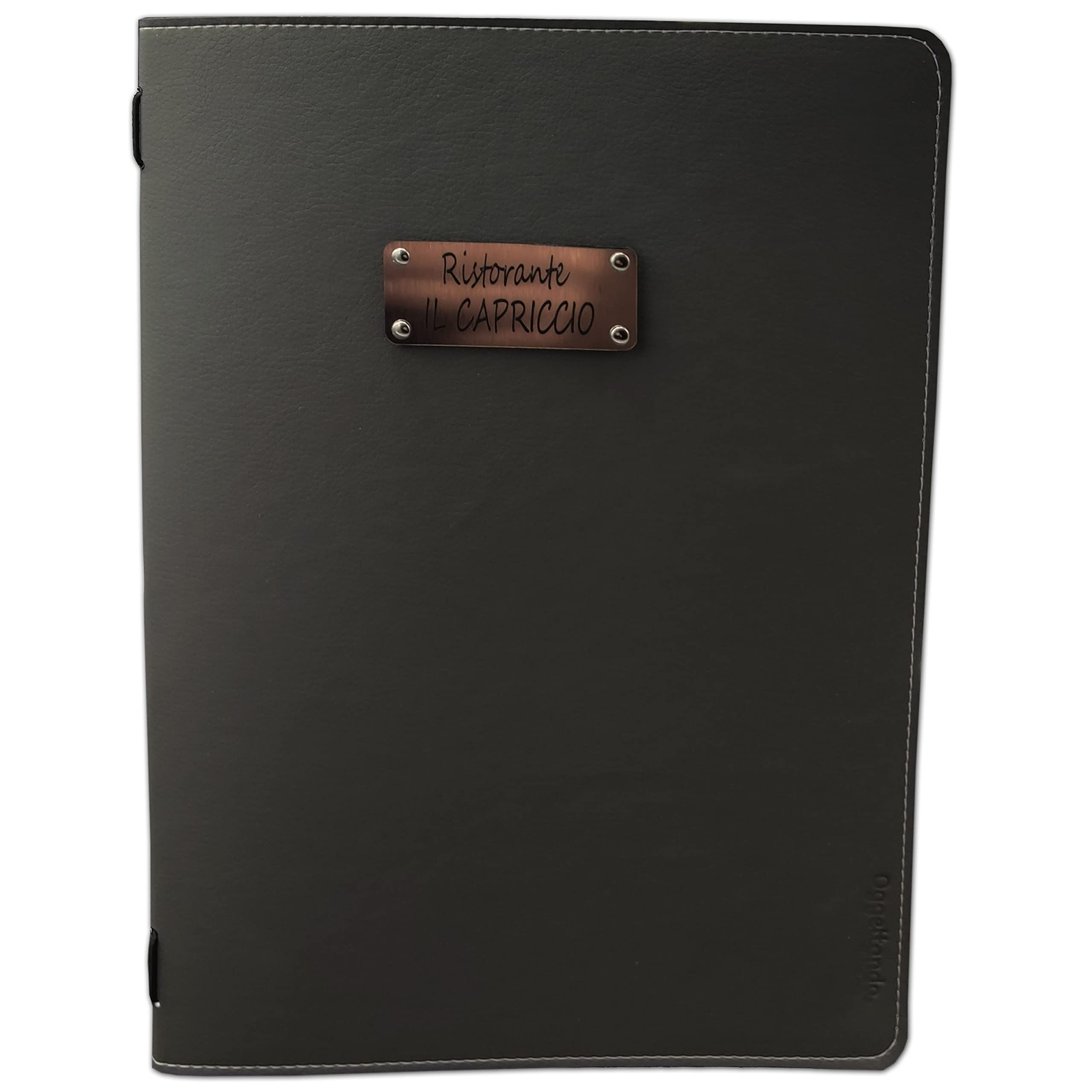 oggettando Juego de 6 menús personalizables A5 restaurante Pub Self Service Bar Cerveza Moderno; regalos útiles, originales y a precios bajos (negro)