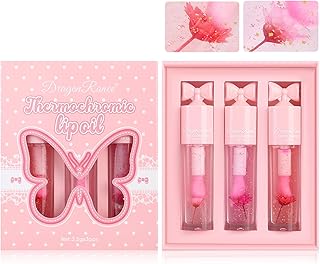 3 unidades de aceite labial que cambia de col...