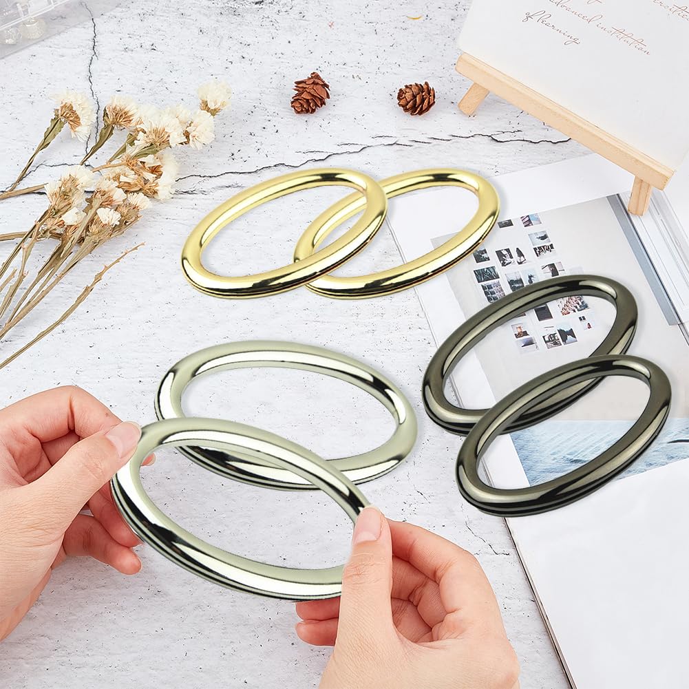 PH PandaHall Poignées De Sac à Main En Forme De D - 4