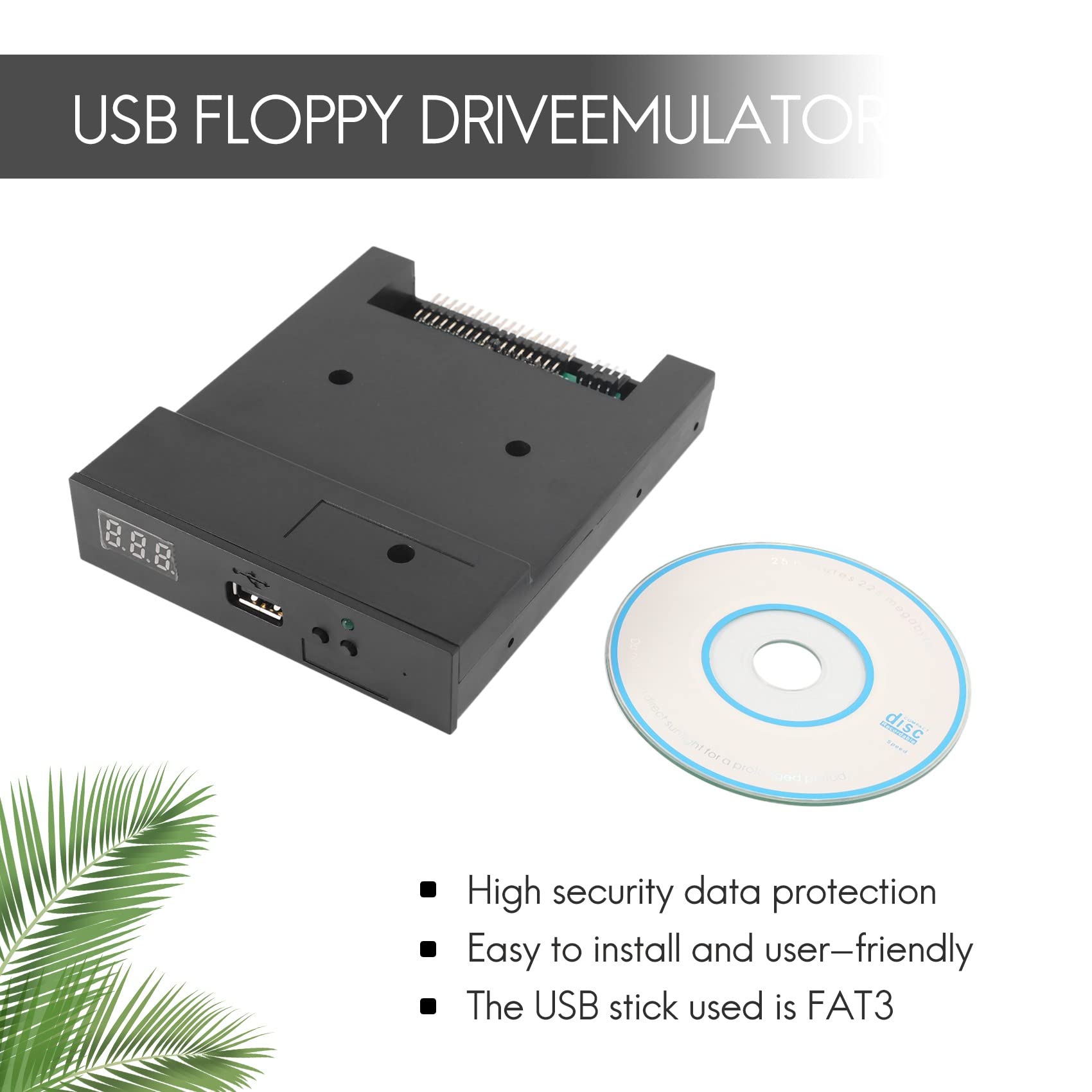 1,44 Mb USB SSD 3,5 Zoll schwarz Sfr1M44-U100K Version für elektronische Korg Gotek