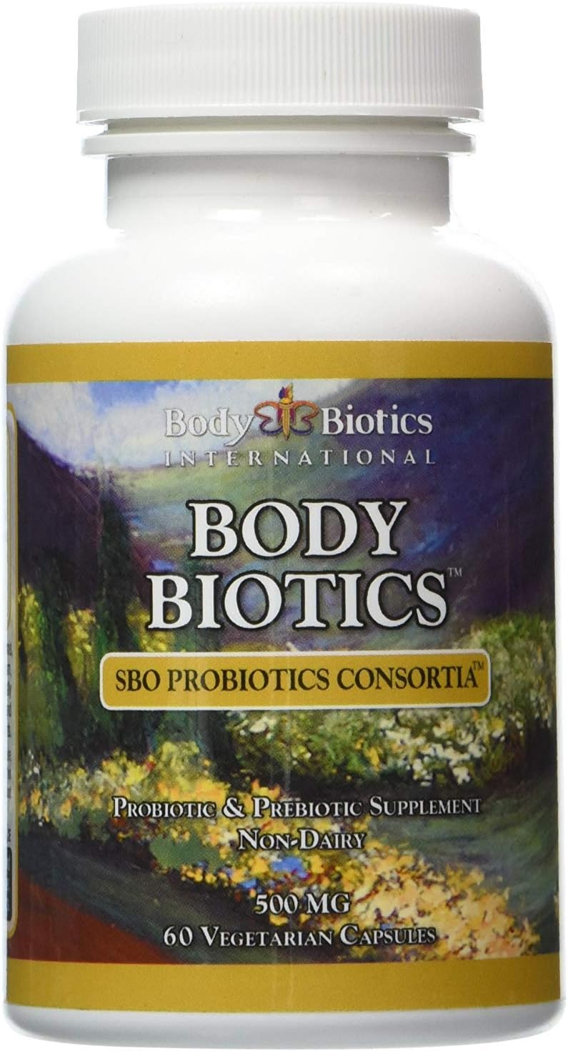Bio-Identical SBO Probiotics Consortia, Probiotic and Probiotic Supplement, 60 Capsules