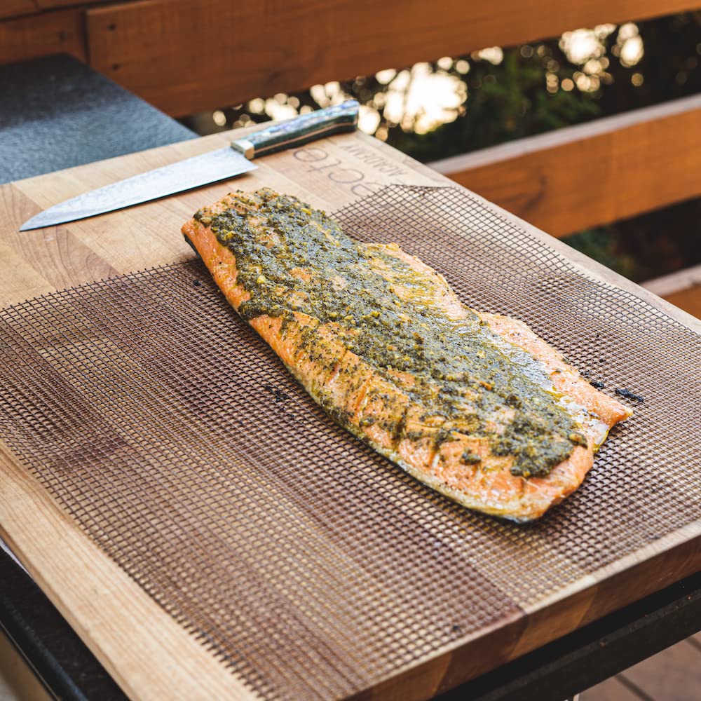 recteq Mesh Cooking Mat | Heavy Duty, Reusable, Durable, Easy To Clean | Works Great on all kinds of Grills, Pellet Grills | 16