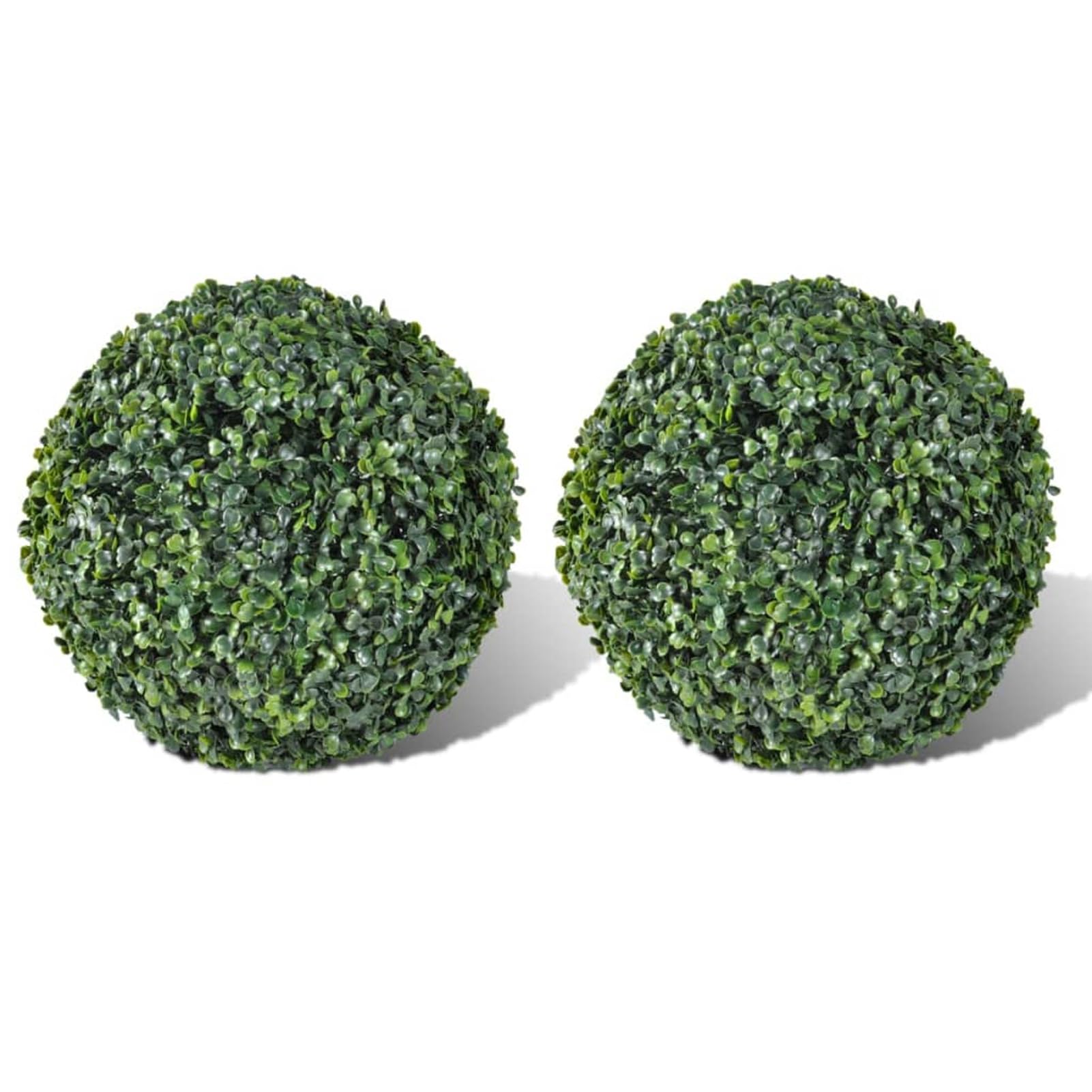 Tidyard 2PCS 10.6 in Popular Artificial Plant Topiary Ball Topiary Tree Boxwood Ball for Living Room, Balcnoy, Wedding Event, Home, Indoor Outdoor Decor