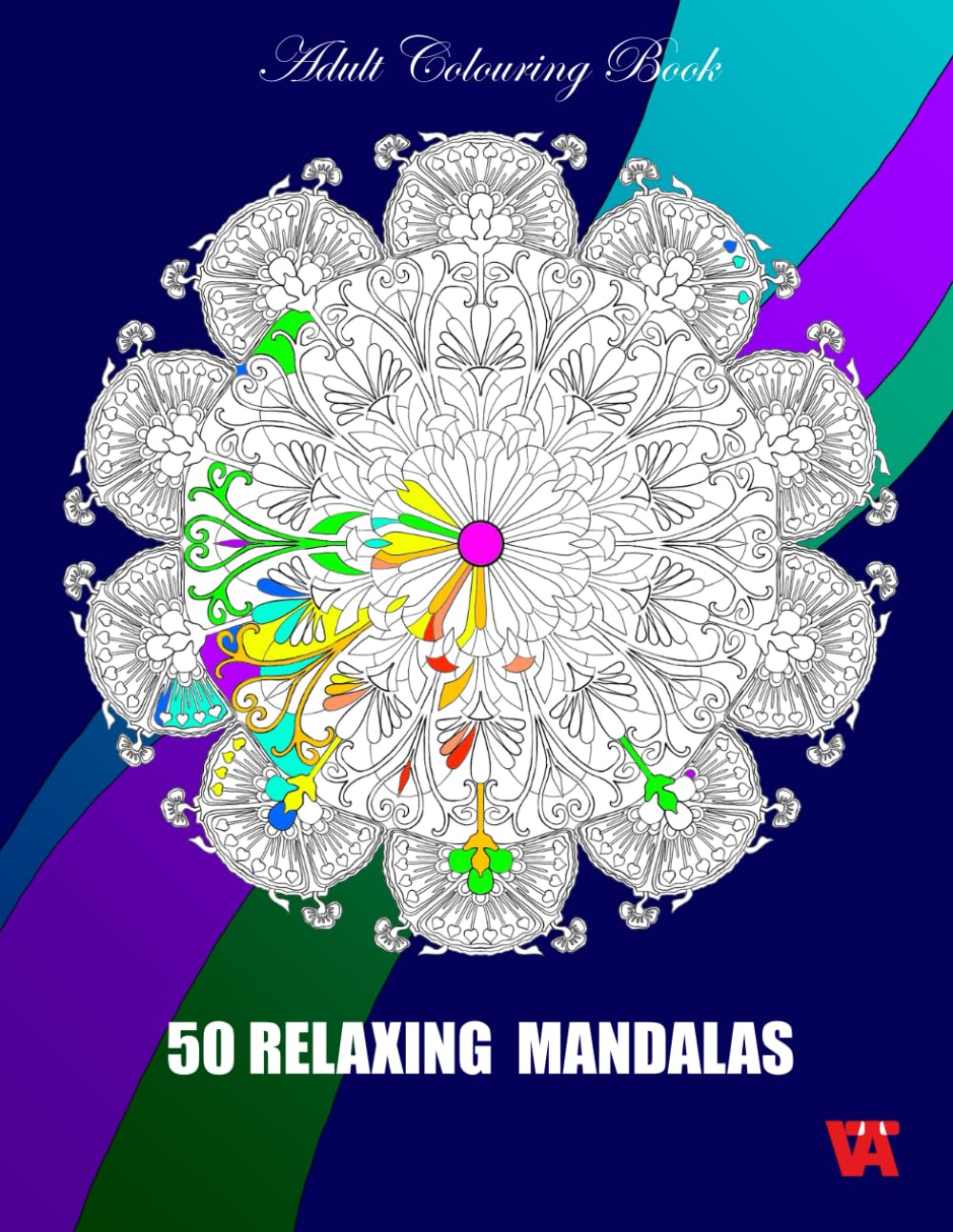50 Relaxing Mandalas: Adult Colouring Book