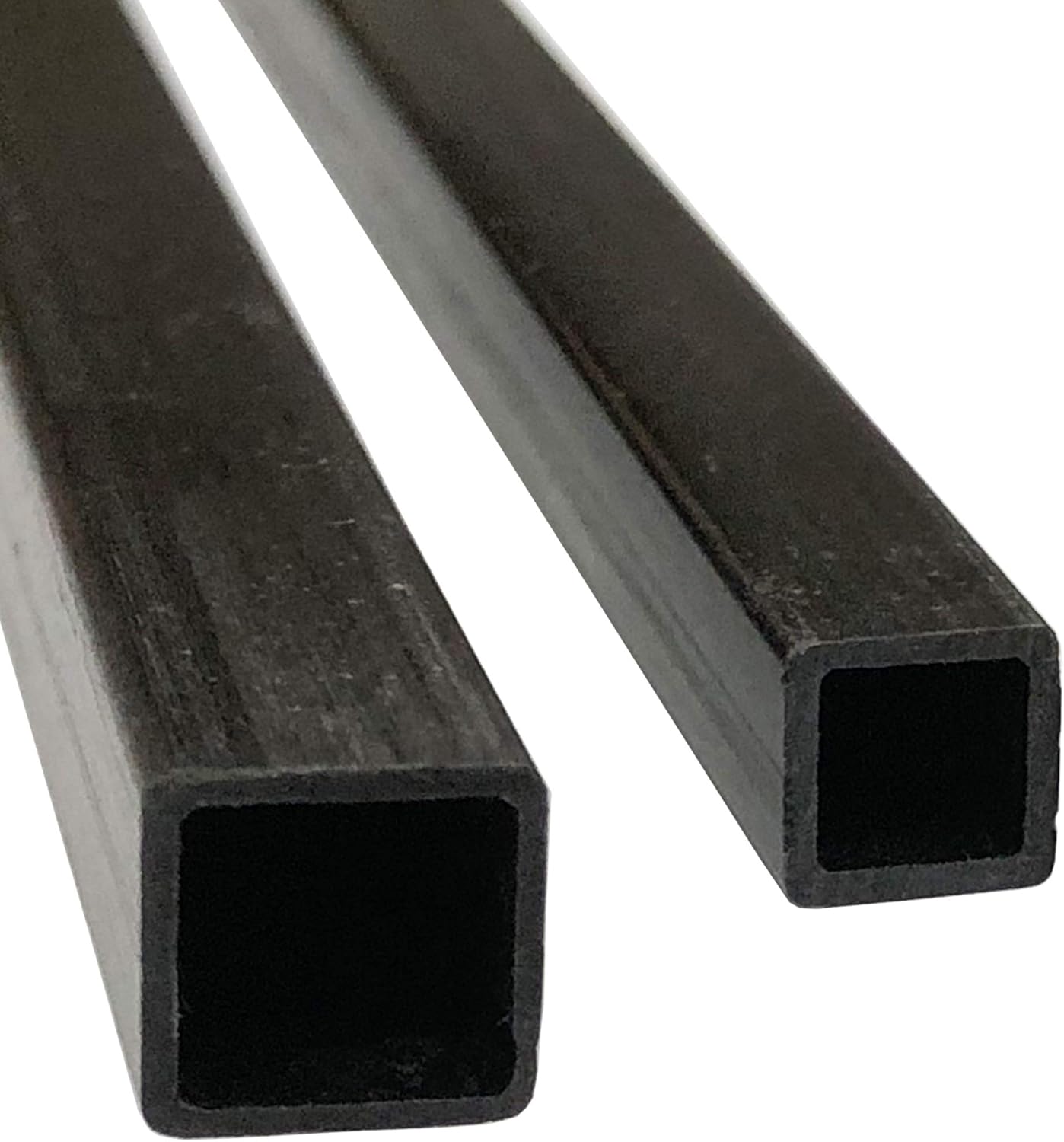 – CARBON FIBER TUBE - 8mm X 8mm x 1000mm – Pultruded Square Tube with hollow center - Black matte finish - Pure carbon fibre tube shafts - for RC planes-drones, boat DIY craft projects