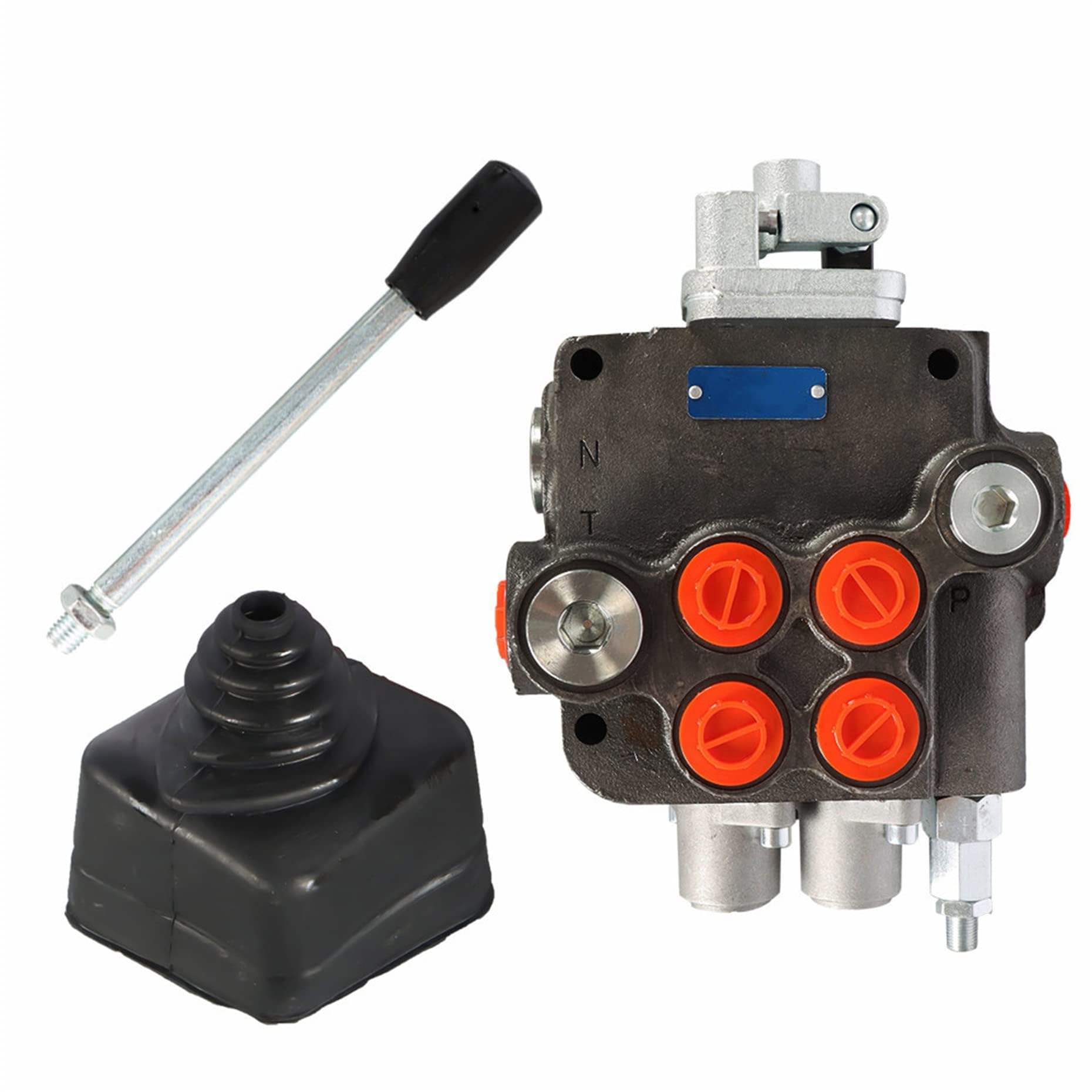 ALL-CARB 2 Spool Hydraulic Directional Control Valve 21GPM 3625PSI SAE Ports for Tractor Loader