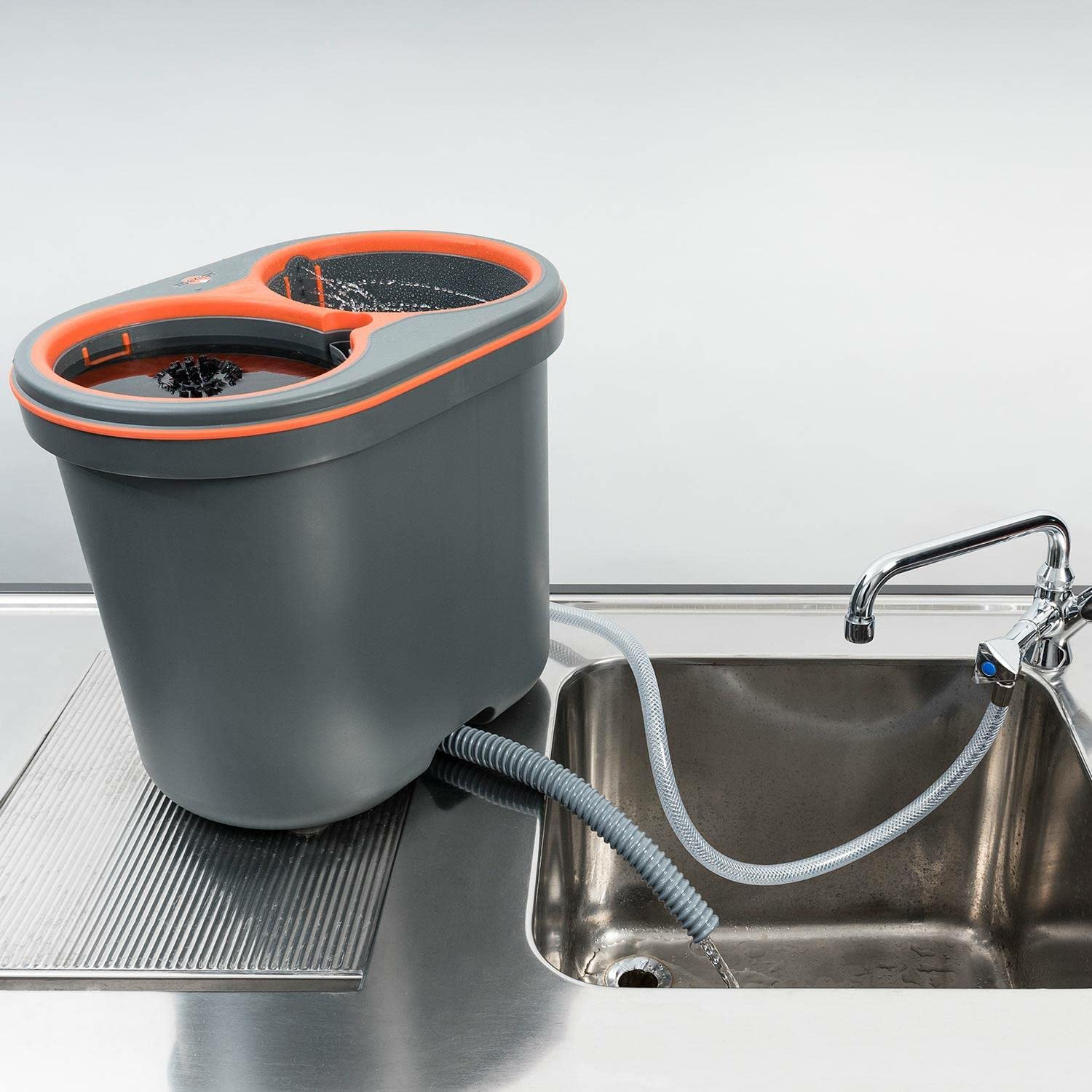 SPÜLBOY® Lavastoviglie, autoportante, plastica, portatile con tubo, tubo da 1 metro, programma rapido, per la pulizia del vetro, piccole cucine, bar, caffetterie, picnic, campeggio, barche, camper